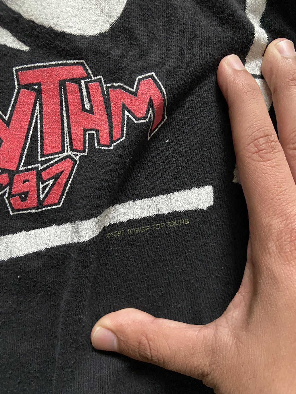 Giant × Vintage Vintage ZZ Top Mean Rhythm 1997 T Shirt Size US XL / EU 56 / 4 - 4 Thumbnail