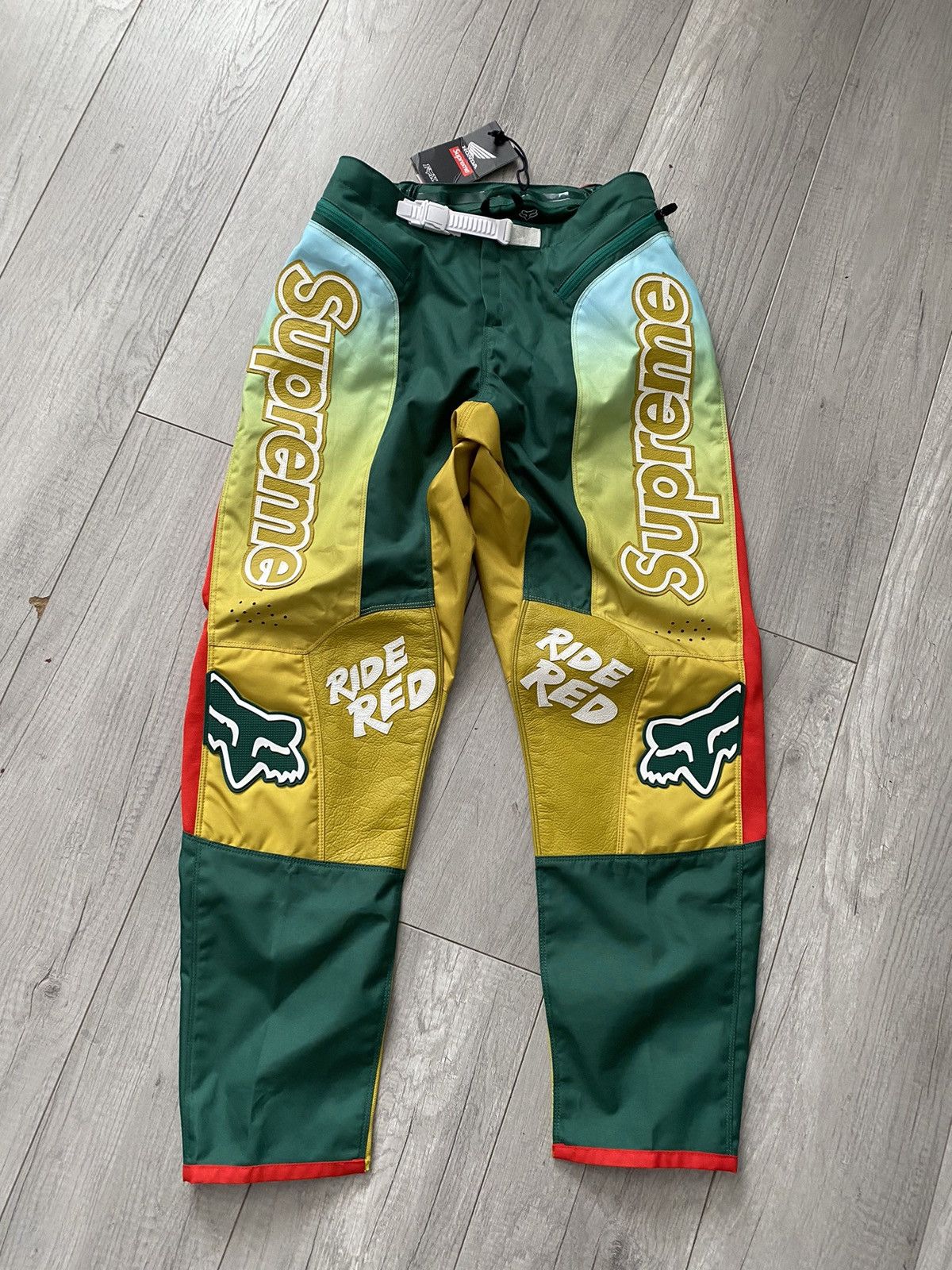 Fox Racing × Supreme Supreme FW19 Honda Fox Racing Moto Pants Size US 30 / EU 46 - 2 Thumbnail