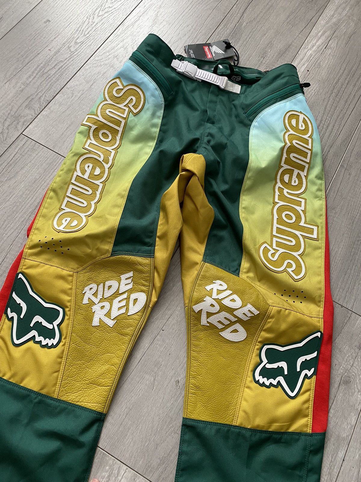Fox Racing × Supreme Supreme FW19 Honda Fox Racing Moto Pants Size US 30 / EU 46 - 3 Thumbnail