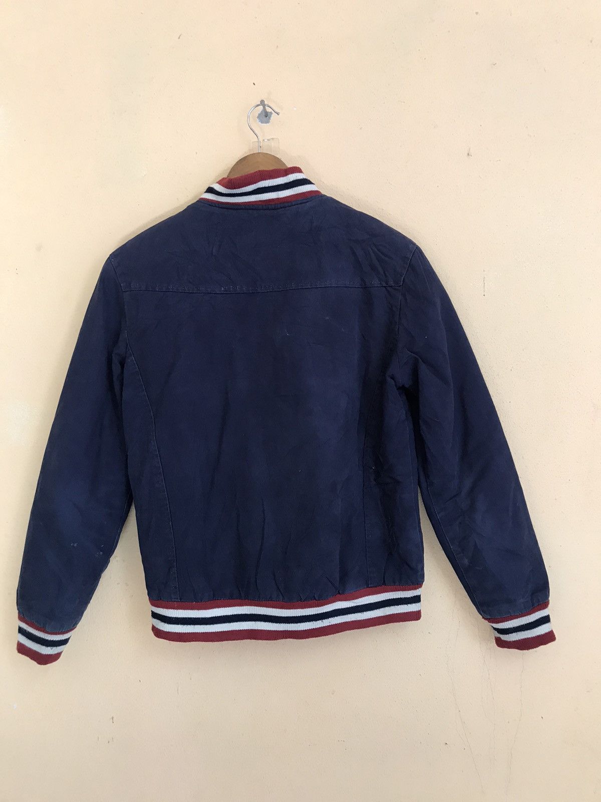 Japanese Brand VINTAGE VARSITY SHERPA JACKET Size US S / EU 44-46 / 1 - 7 Thumbnail