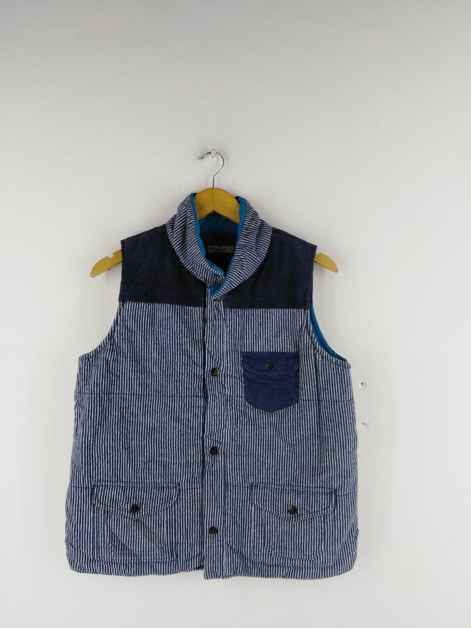 Japanese Brand REVERSIBLE VEST BY LIME. INC. Size US M / EU 48-50 / 2 - 8 Thumbnail