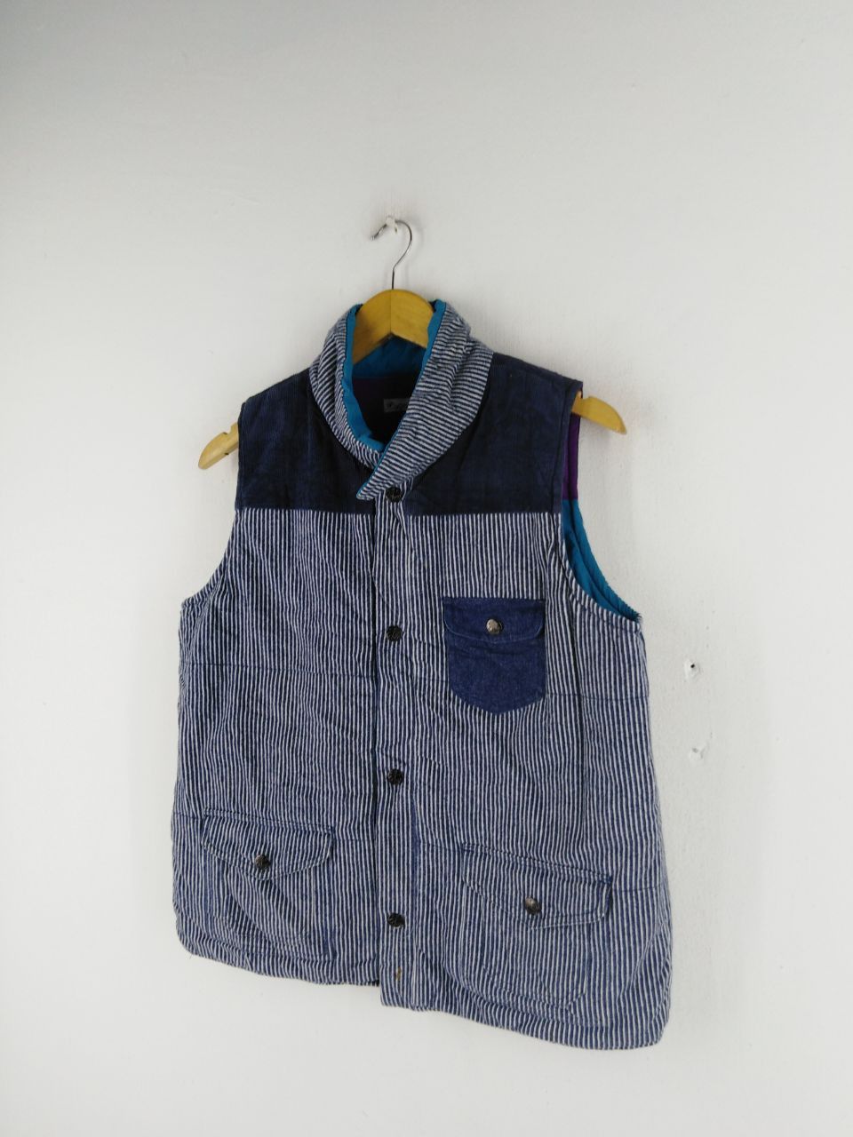 Japanese Brand REVERSIBLE VEST BY LIME. INC. Size US M / EU 48-50 / 2 - 9 Thumbnail