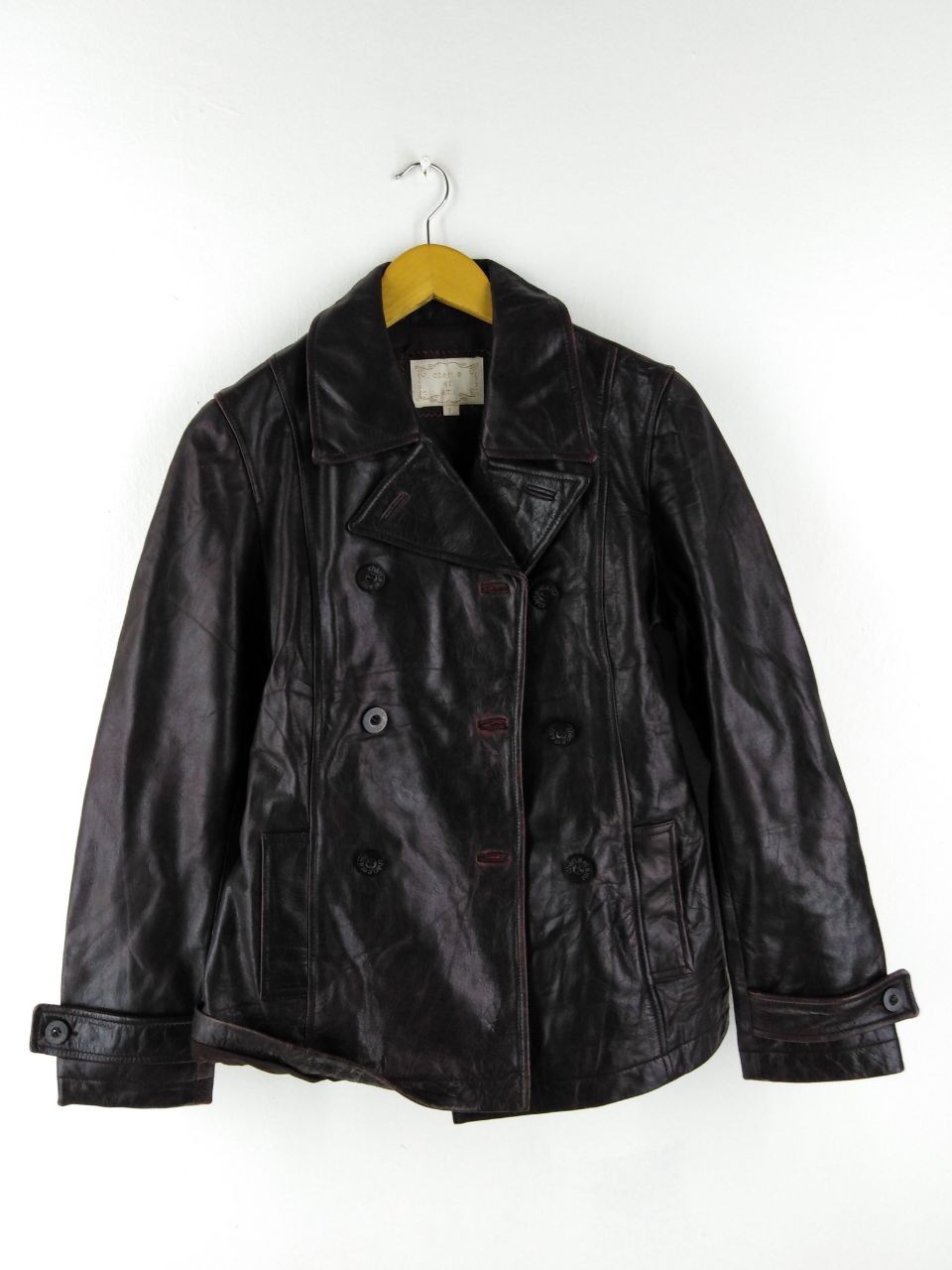 Designer CHERIE ET AMI LEATHER JACKET FITS S Size US L / EU 52-54 / 3 - 1 Thumbnail