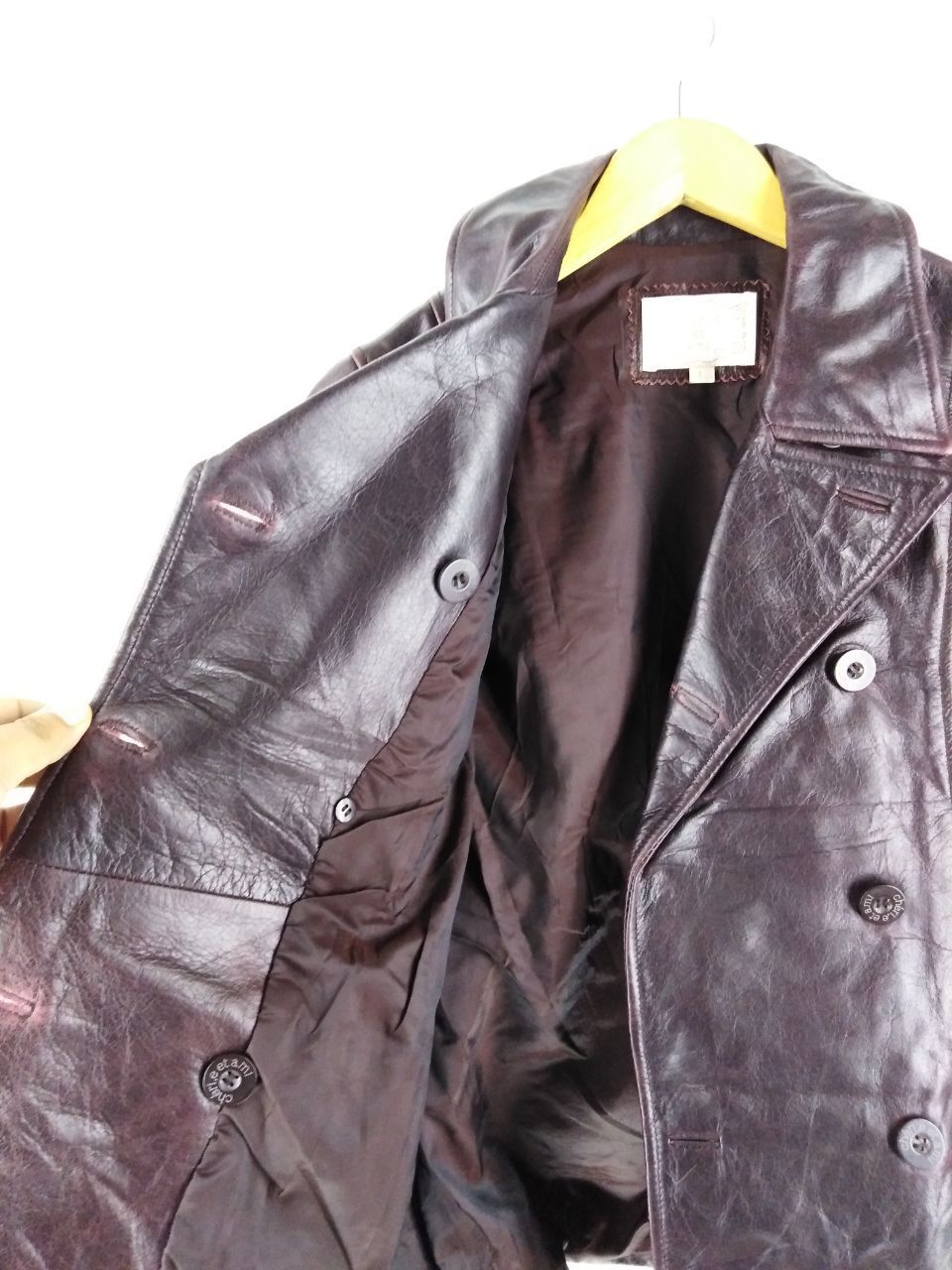 Designer CHERIE ET AMI LEATHER JACKET FITS S Size US L / EU 52-54 / 3 - 5 Thumbnail