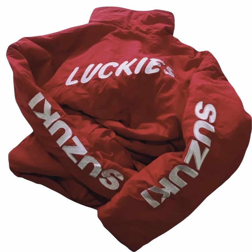 vintage suzuki team lucky strike jacket
