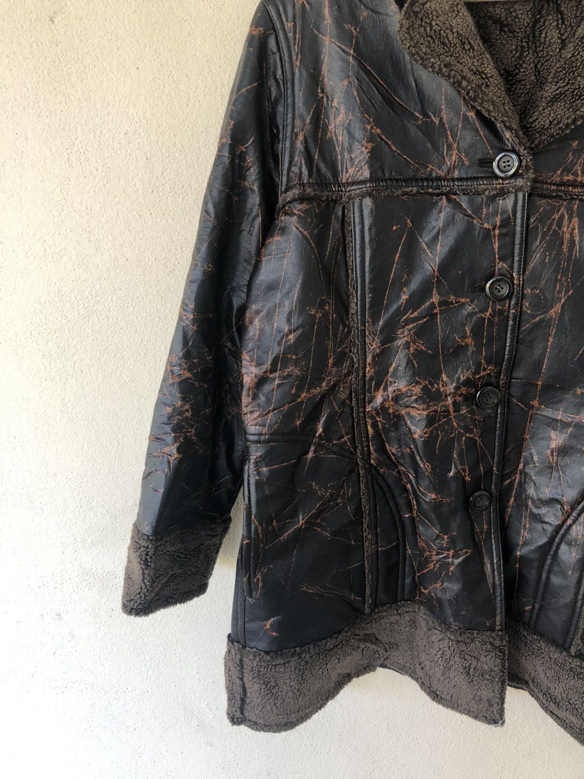 Japanese Brand Cest Chica Bleu Avant Garde Leather Jacket Size US M / EU 48-50 / 2 - 5 Thumbnail