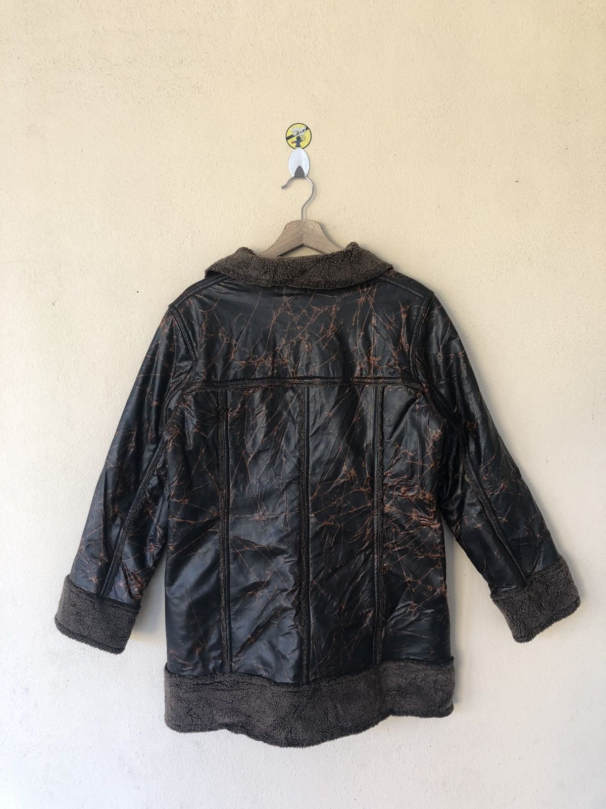 Japanese Brand Cest Chica Bleu Avant Garde Leather Jacket Size US M / EU 48-50 / 2 - 3 Thumbnail