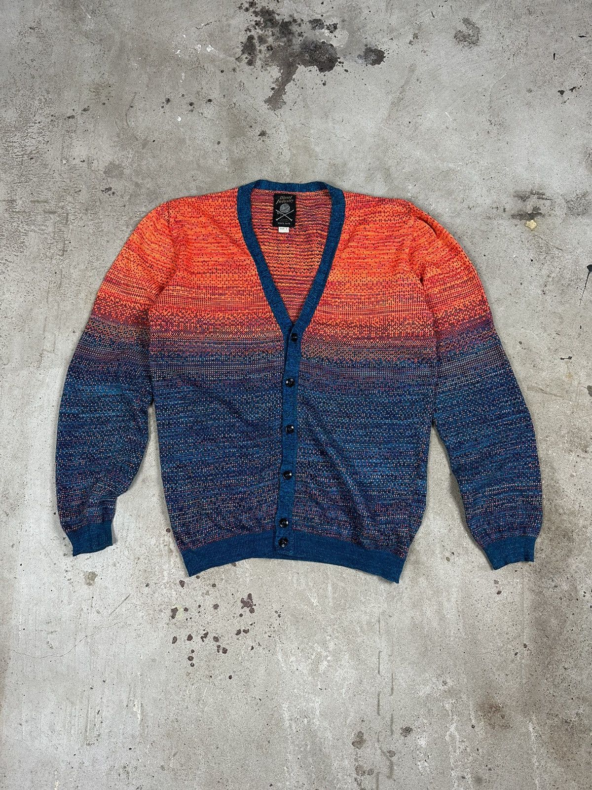 Vintage y2k Diesel Cardigan Sweater Polka Dot