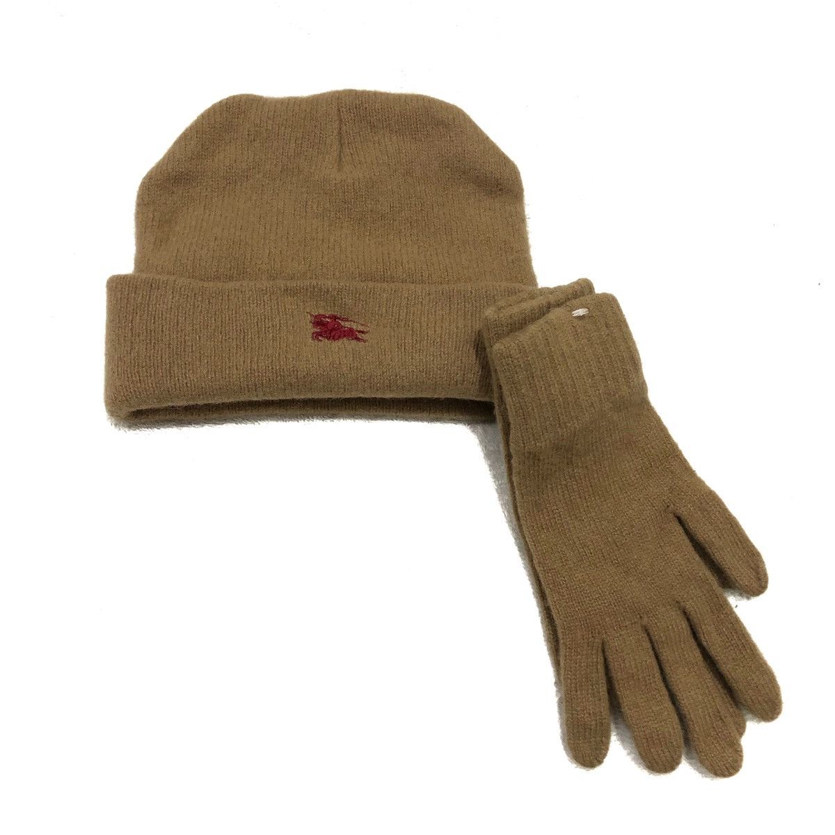Burberry Burberrys Lambswool Beanie Glove Set Children Size ONE SIZE - 1 Thumbnail