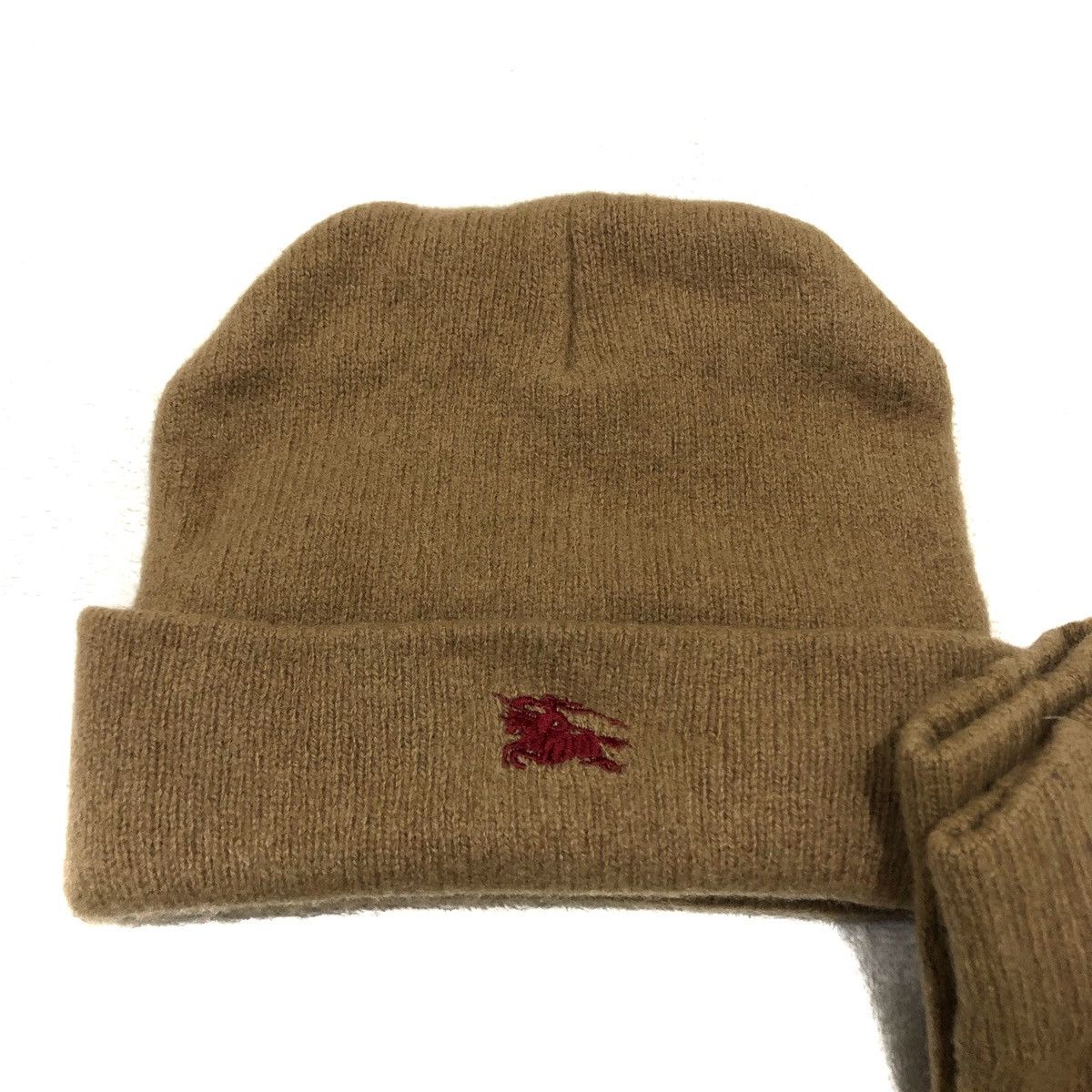 Burberry Burberrys Lambswool Beanie Glove Set Children Size ONE SIZE - 3 Thumbnail