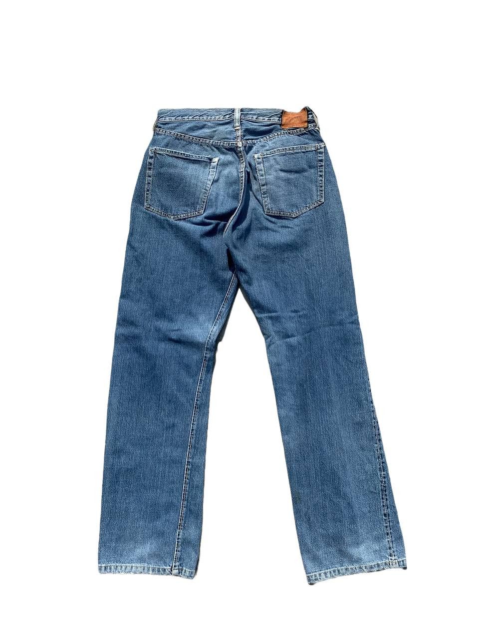 The Real McCoy's Vintage Joe McCoy Selvedge Distressed Denim Size US 28 / EU 44 - 2 Thumbnail