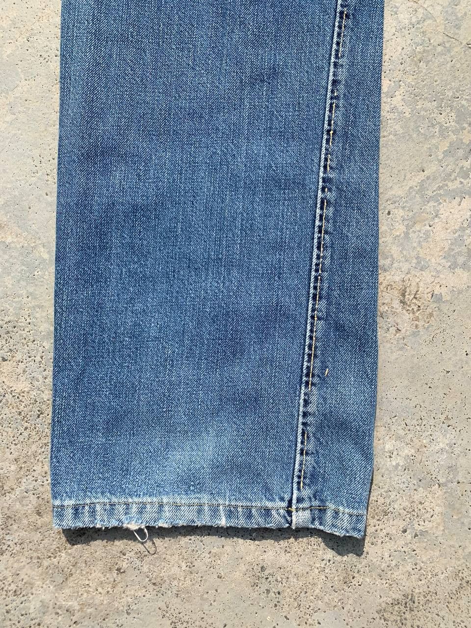 The Real McCoy's Vintage Joe McCoy Selvedge Distressed Denim Size US 28 / EU 44 - 13 Thumbnail
