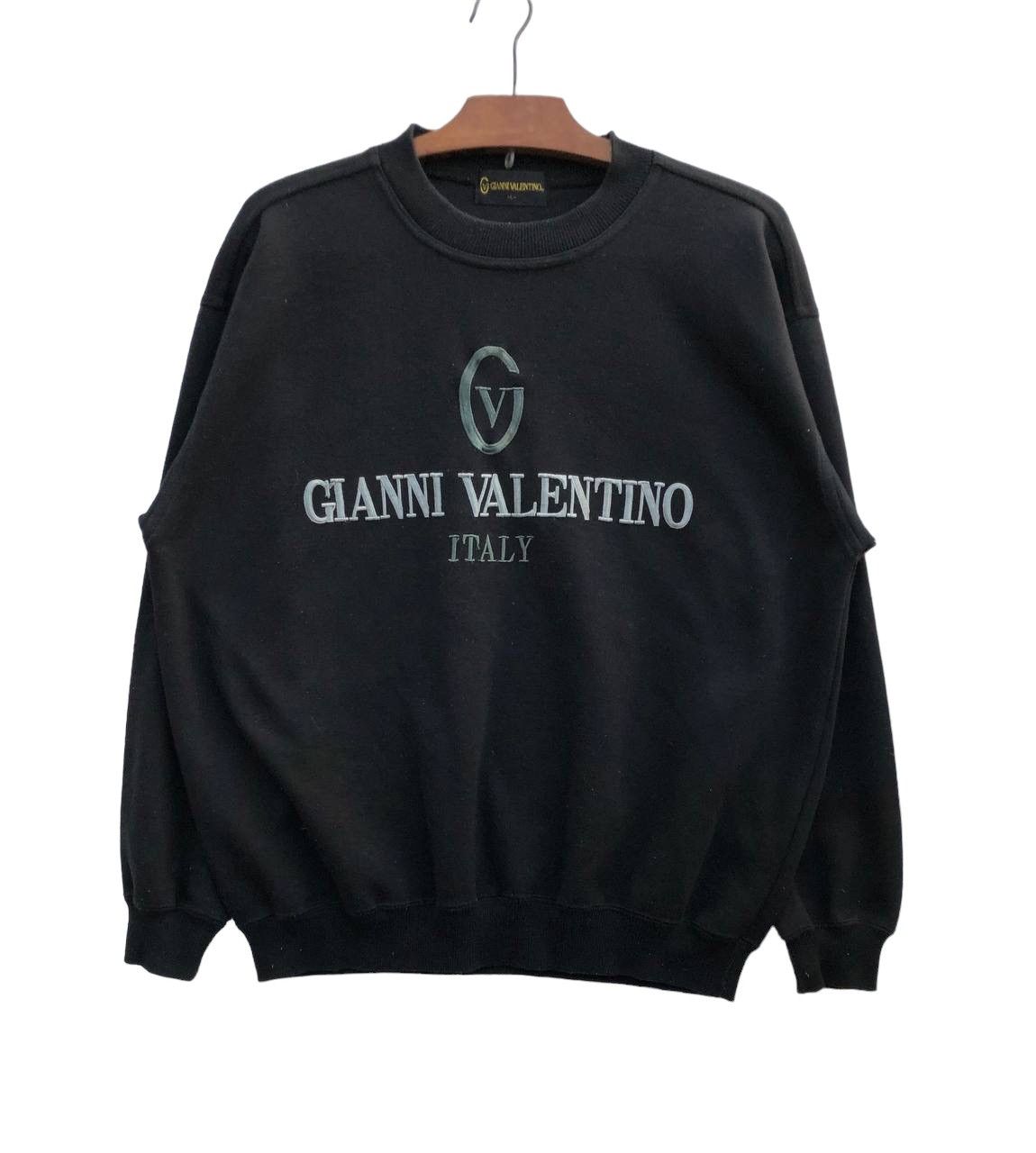 Gianni Valentino × Valentino GIANNI VALENTINO SPELLOUT EMBROIDERED SWEATSHIRT Size US L / EU 52-54 / 3 - 1 Thumbnail