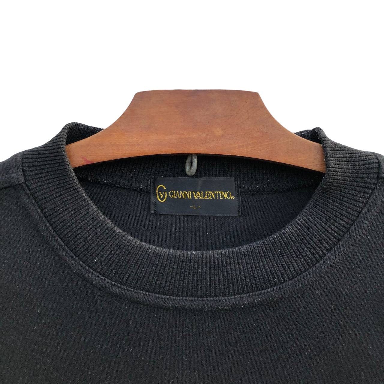 Gianni Valentino × Valentino GIANNI VALENTINO SPELLOUT EMBROIDERED SWEATSHIRT Size US L / EU 52-54 / 3 - 2 Thumbnail