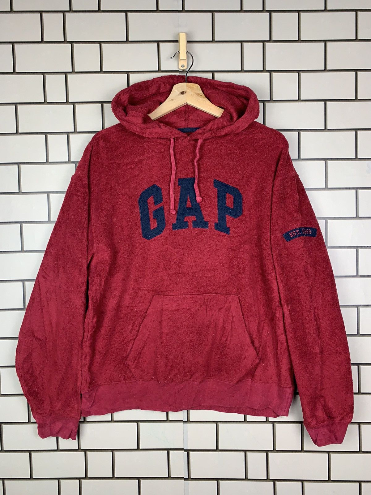 Gap × Vintage Vintage Sweatshirts Gap Hoodie Big Logo Size US S / EU 44-46 / 1 - 1 Thumbnail