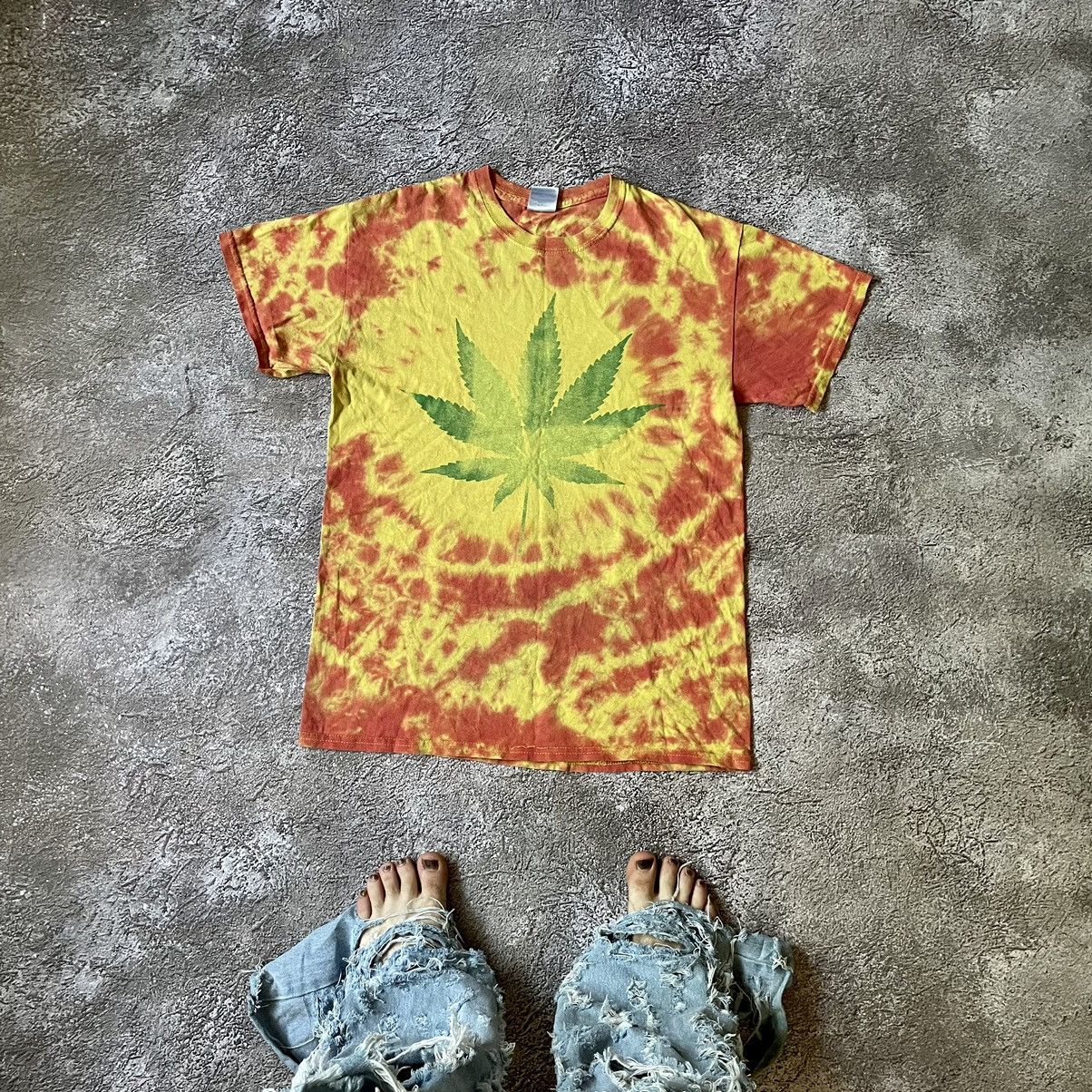 Vintage Vintage Y2K Porno “ I Love SMOKE WEED DRUGS “ FUNNY Tee Size US M / EU 48-50 / 2 - 1 Thumbnail