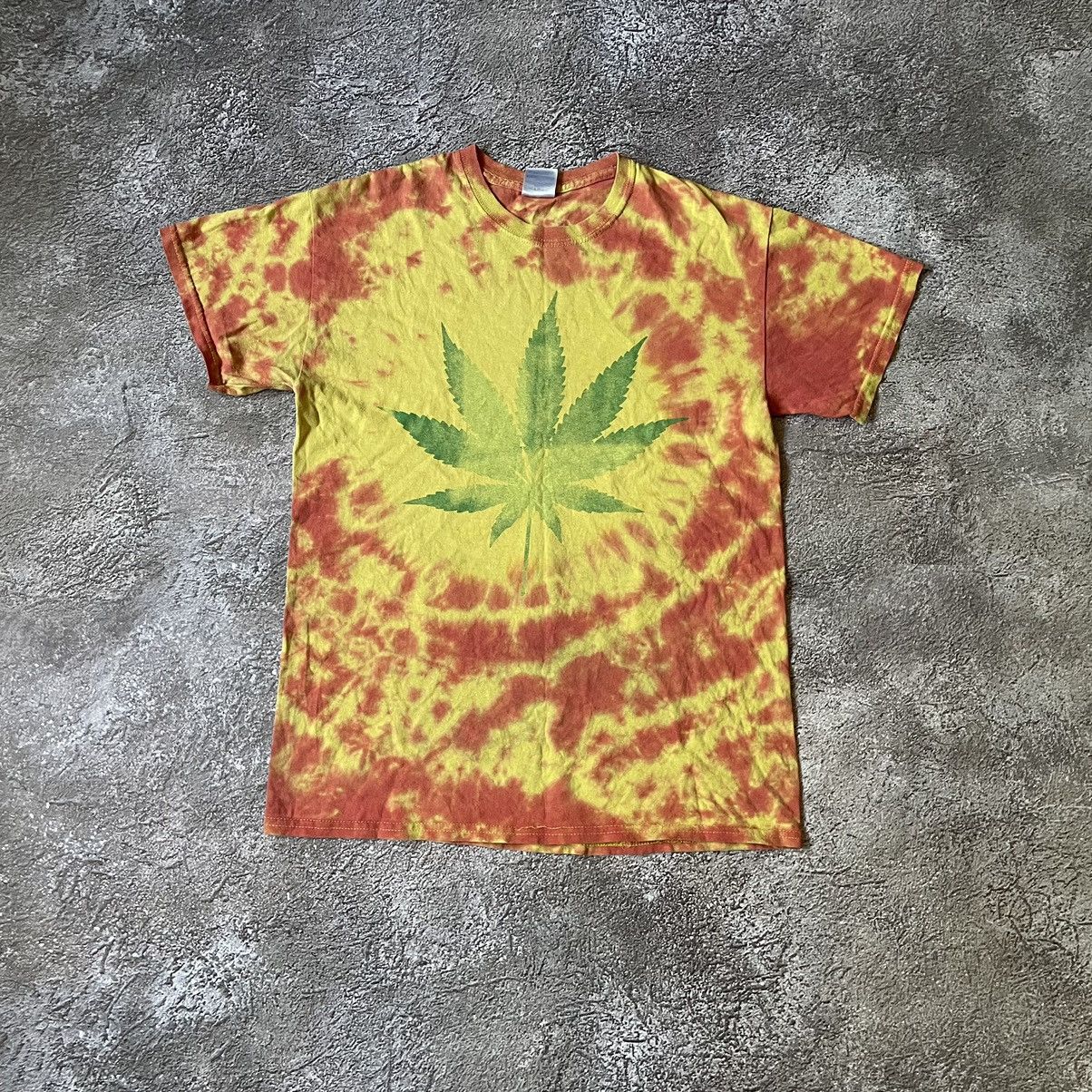 Vintage Vintage Y2K Porno “ I Love SMOKE WEED DRUGS “ FUNNY Tee Size US M / EU 48-50 / 2 - 2 Thumbnail