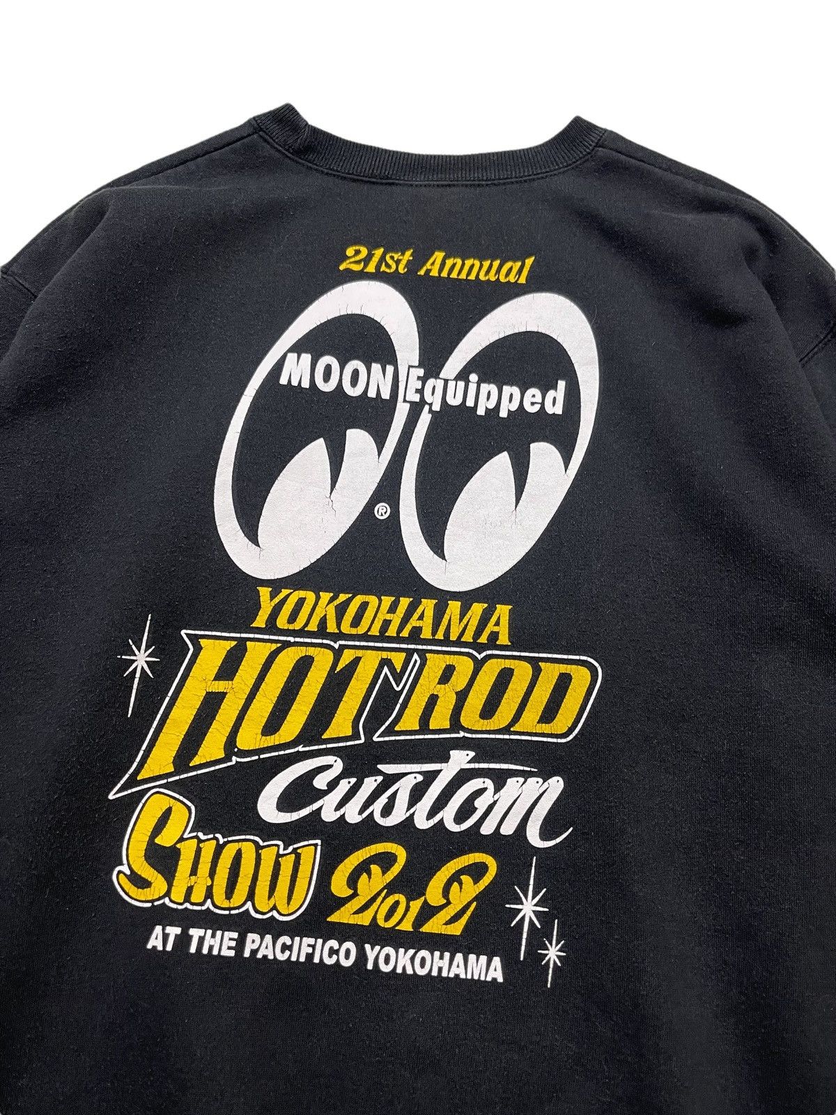 Japanese Brand Vintage Mooneyes Custom show Sunfaded Sweatshirt Size US L / EU 52-54 / 3 - 2 Thumbnail