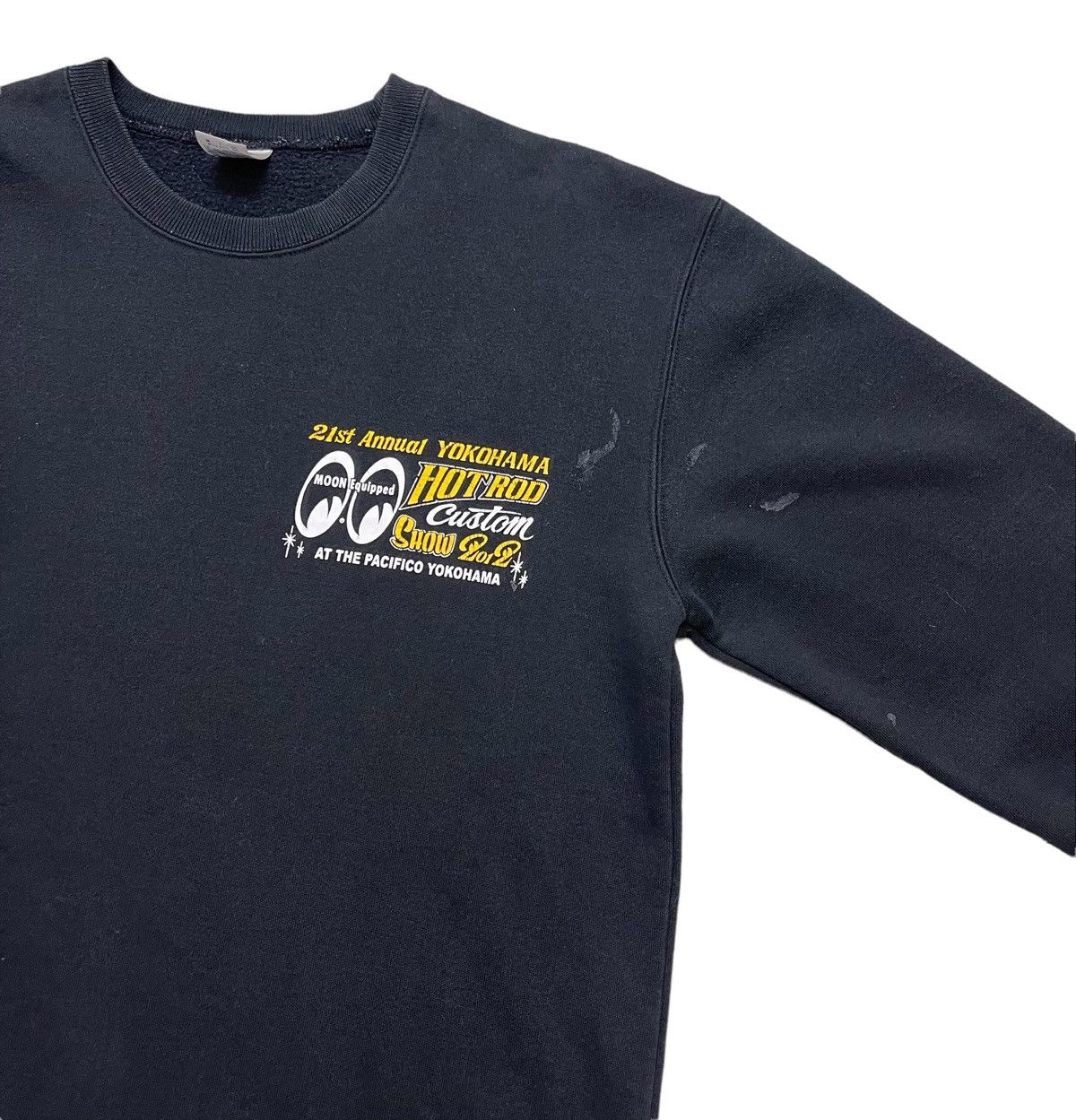 Japanese Brand Vintage Mooneyes Custom show Sunfaded Sweatshirt Size US L / EU 52-54 / 3 - 6 Thumbnail