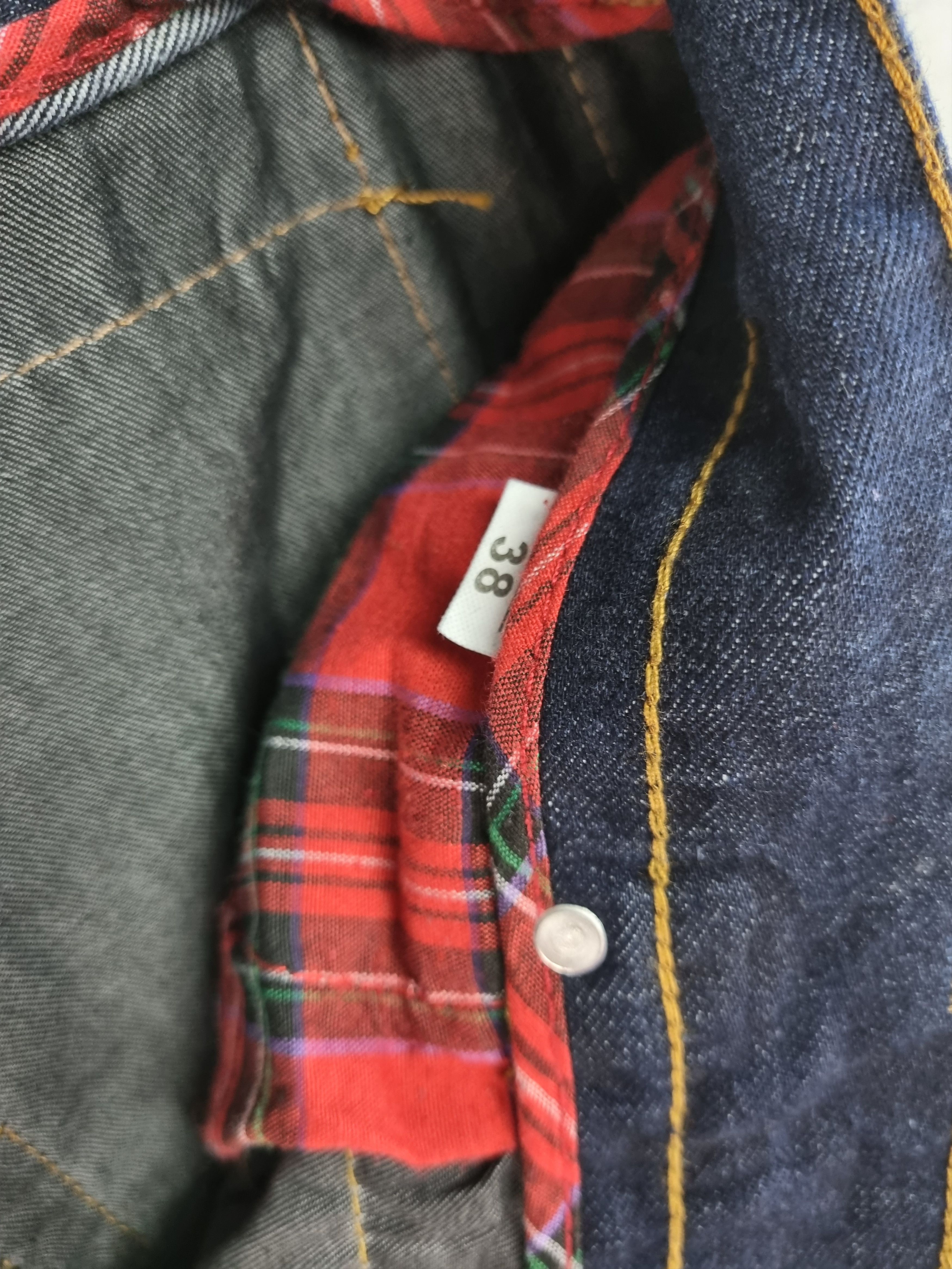 Japanese Brand Rare Biepa Patch Work reconstructed jeans Size US 36 / EU 52 - 15 Thumbnail