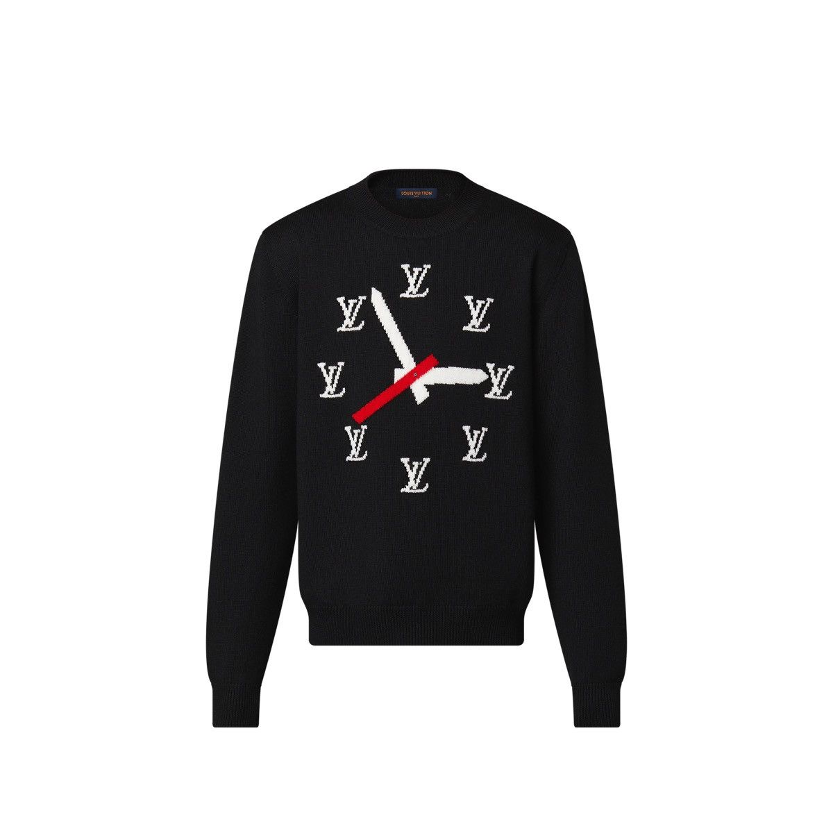 Louis Vuitton Louis Vuitton Intarsia Clock Logo Sweater Size US L / EU 52-54 / 3 - 1 Thumbnail