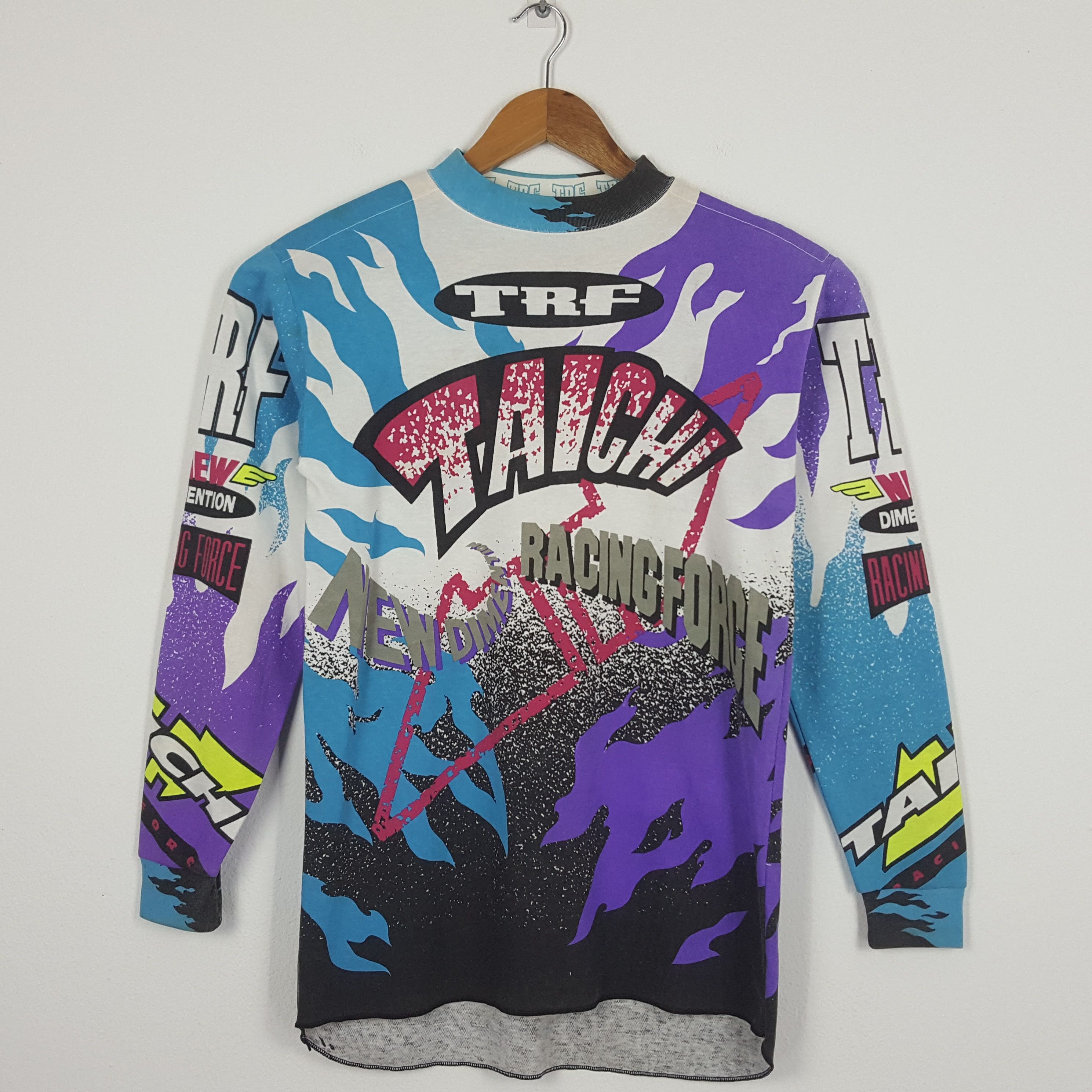 Fox Racing × Vintage Vintage TRF Extreme Sports Fox Racing Long Sleeve Shirt Size US M / EU 48-50 / 2 - 1 Thumbnail