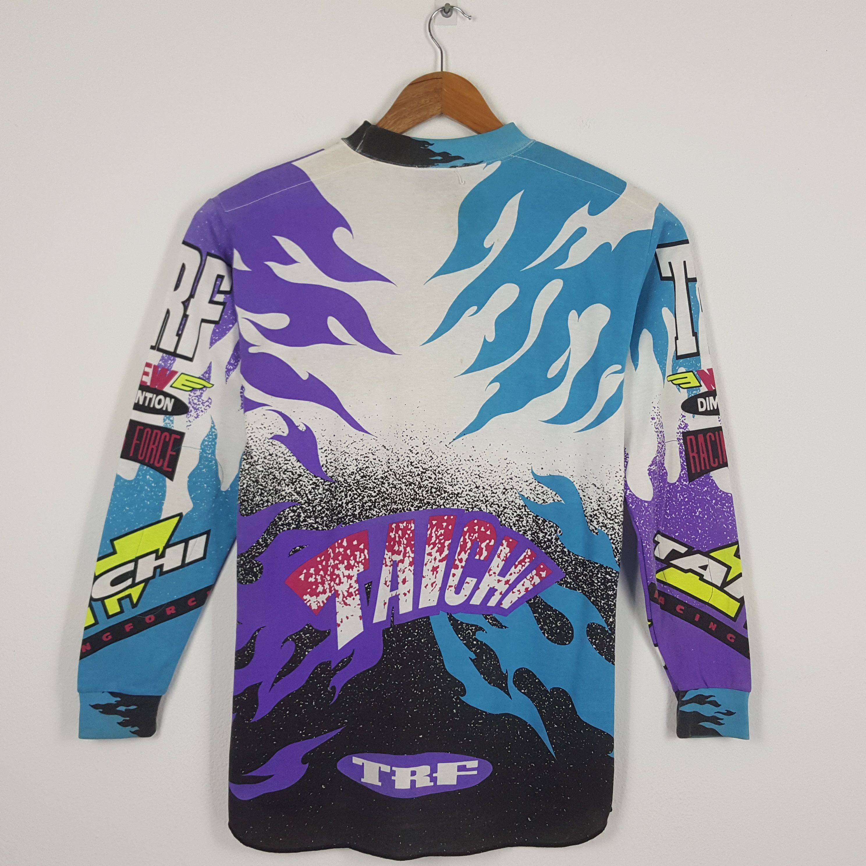 Fox Racing × Vintage Vintage TRF Extreme Sports Fox Racing Long Sleeve Shirt Size US M / EU 48-50 / 2 - 4 Thumbnail