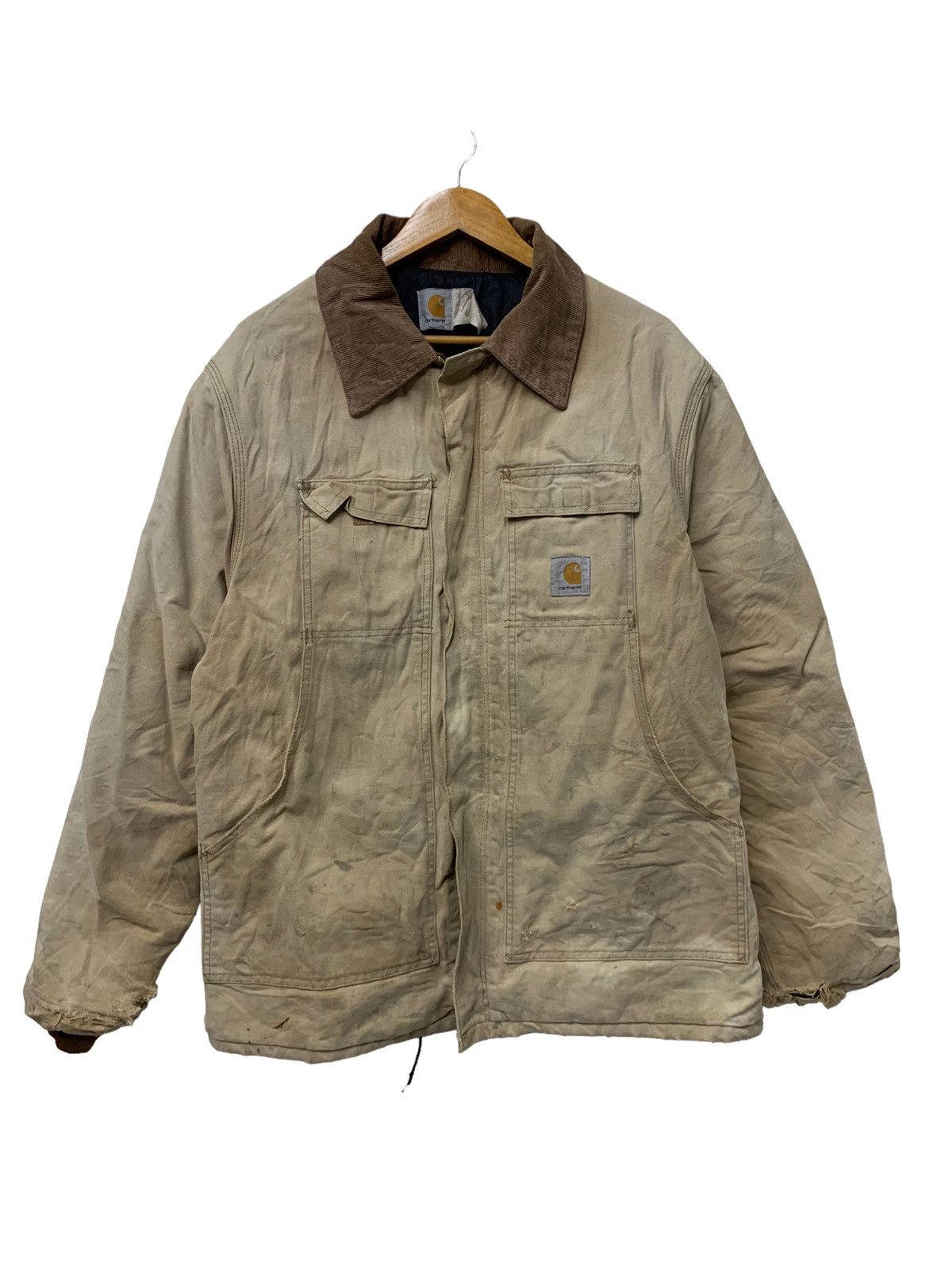 Carhartt × Vintage 🔥VERY WORN CARHARTT VTG DISTRESSED JACKETS Size US M / EU 48-50 / 2 - 1 Thumbnail
