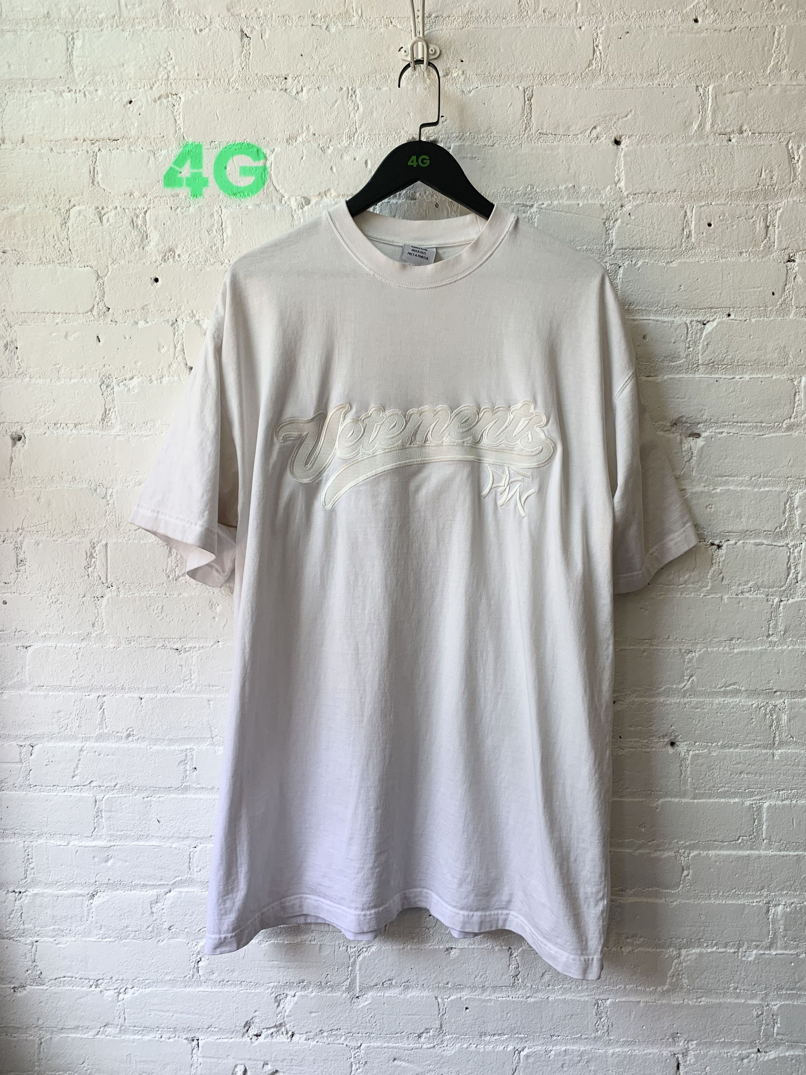 VETEMENTS GARDEROBE HIVER 2021 ホワイトシャツ VETEMENTS GARDEROBE HIVER 2021 ホワイトシャツ L VETEMENTS