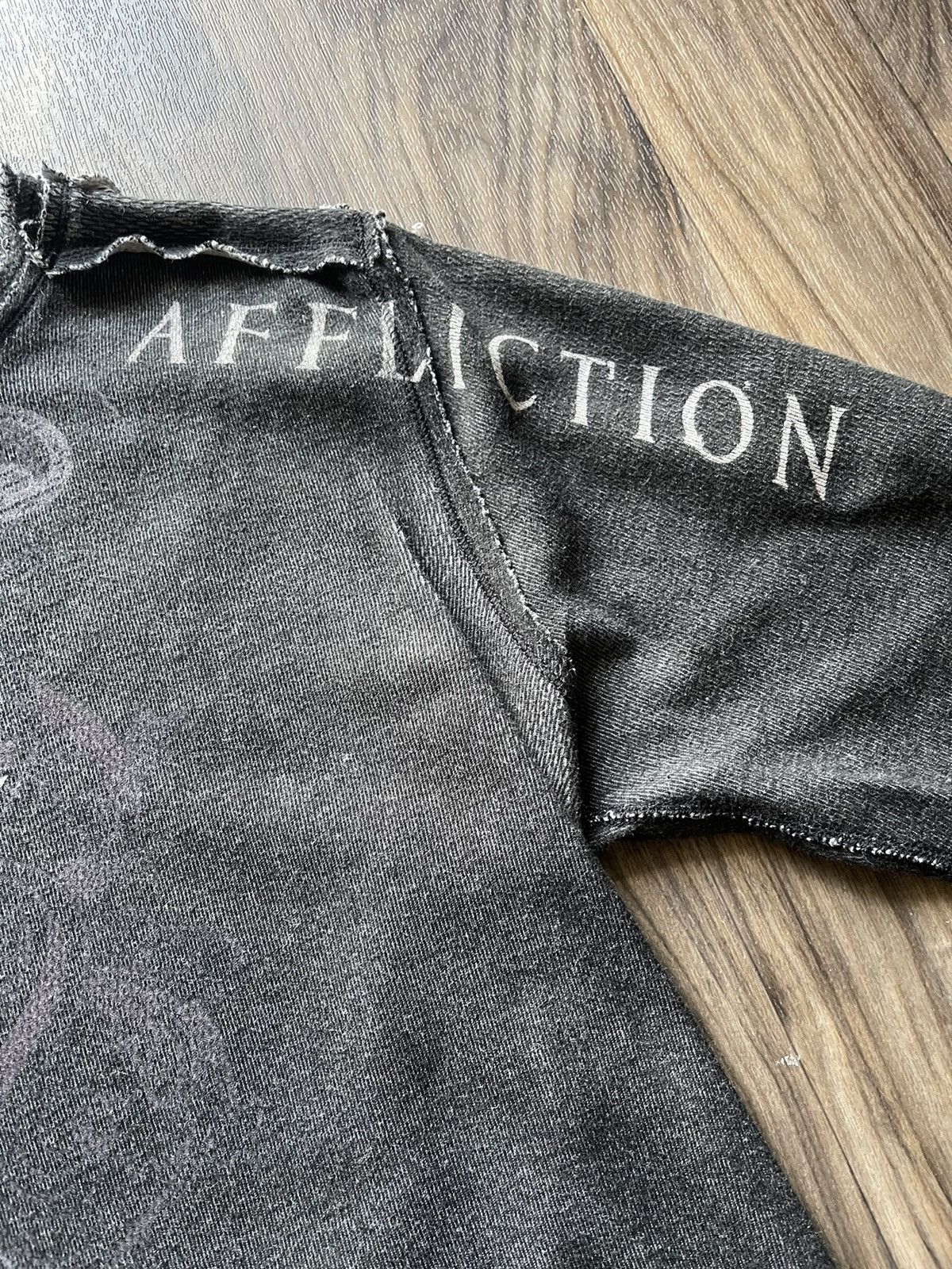Affliction × Vintage Affliction Reversible Distressed Thermal Long-Sleeve Size US L / EU 52-54 / 3 - 3 Thumbnail