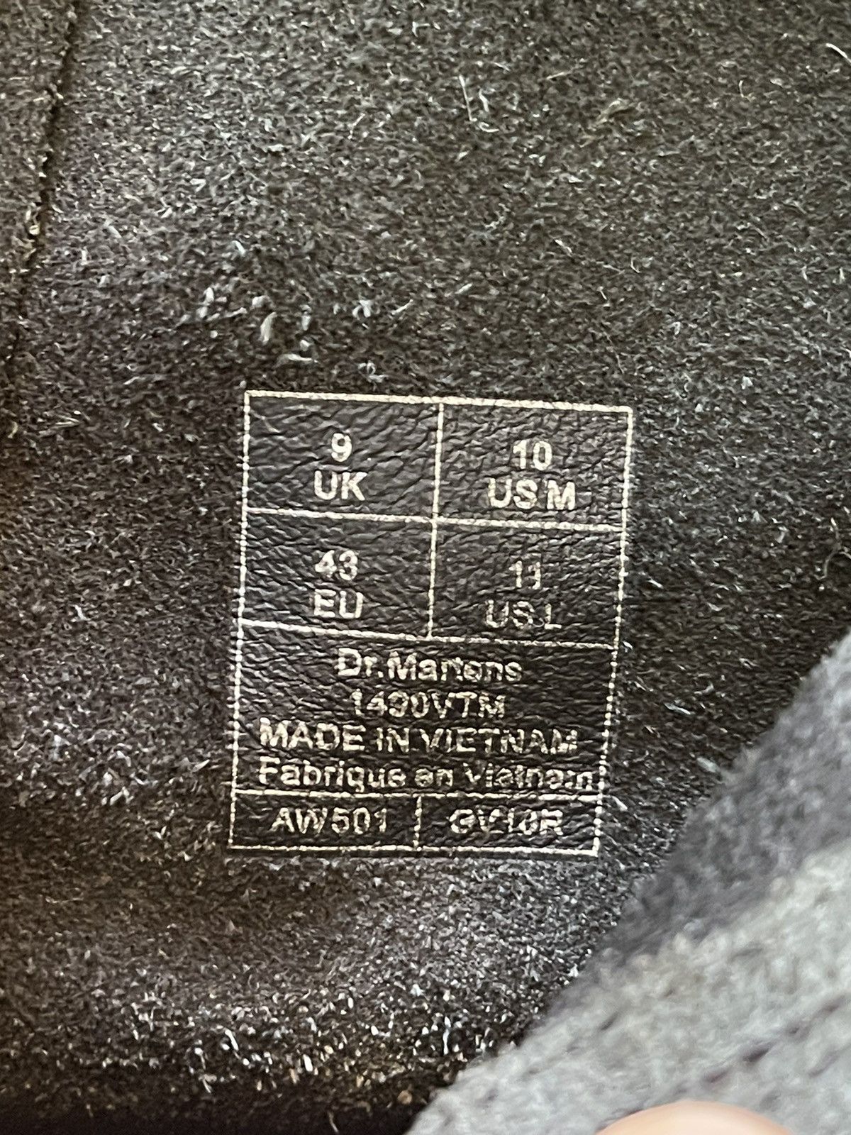 Dr. Martens × Vetements Vetements x Dr Marten BORDER LINE BOOTS US10 Size US 10 / EU 43 - 12 Thumbnail
