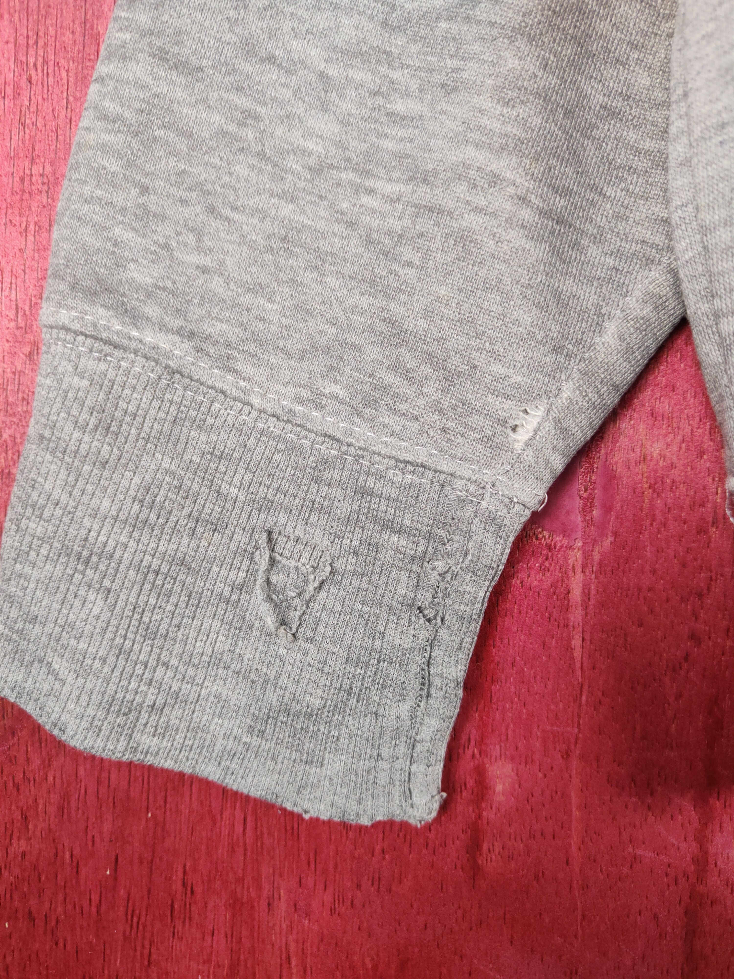 Japanese Brand UITTG Baby Gray Save the Forest distressed Sweatshirt #288B Size L / US 10 / IT 46 - 6 Thumbnail