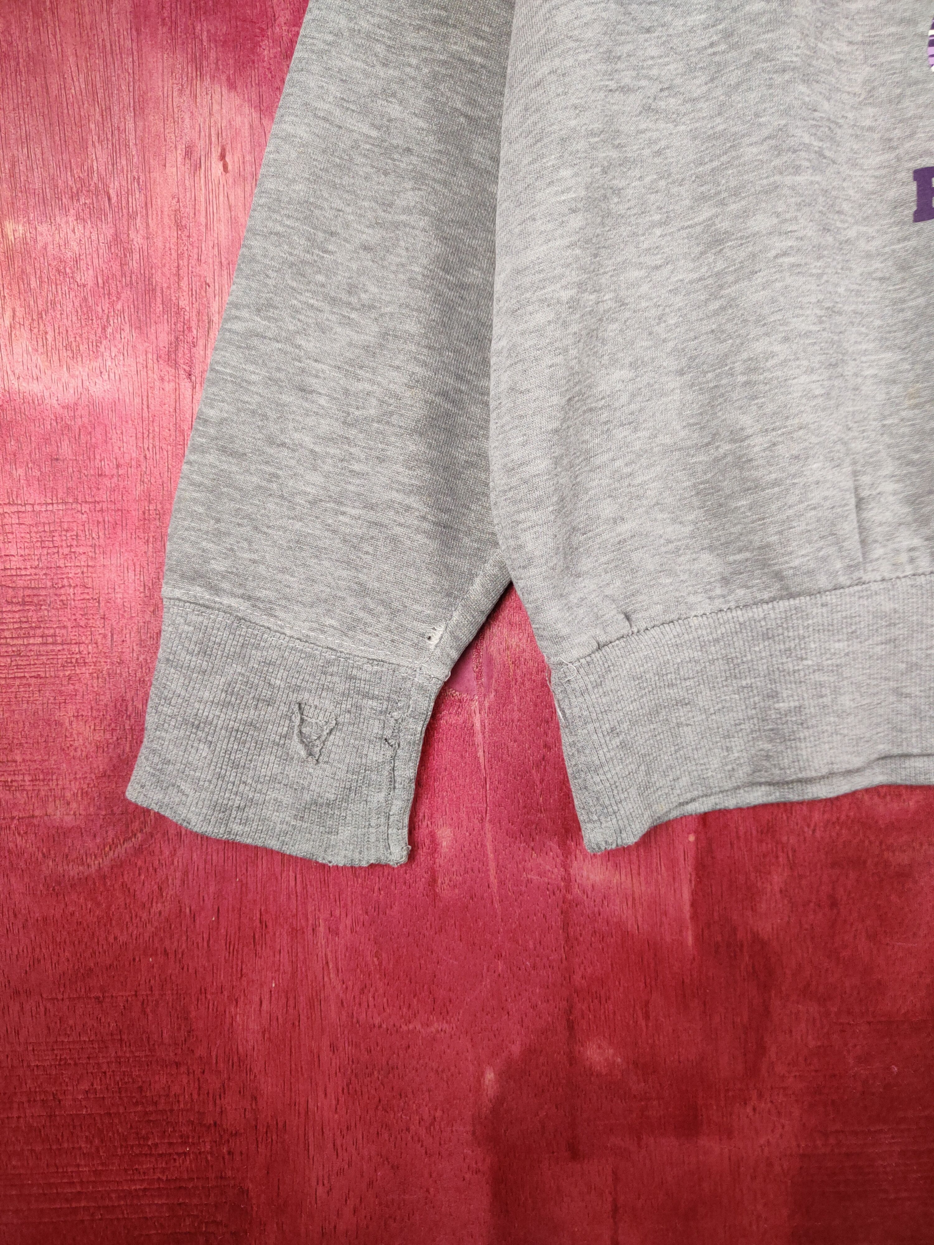 Japanese Brand UITTG Baby Gray Save the Forest distressed Sweatshirt #288B Size L / US 10 / IT 46 - 7 Thumbnail