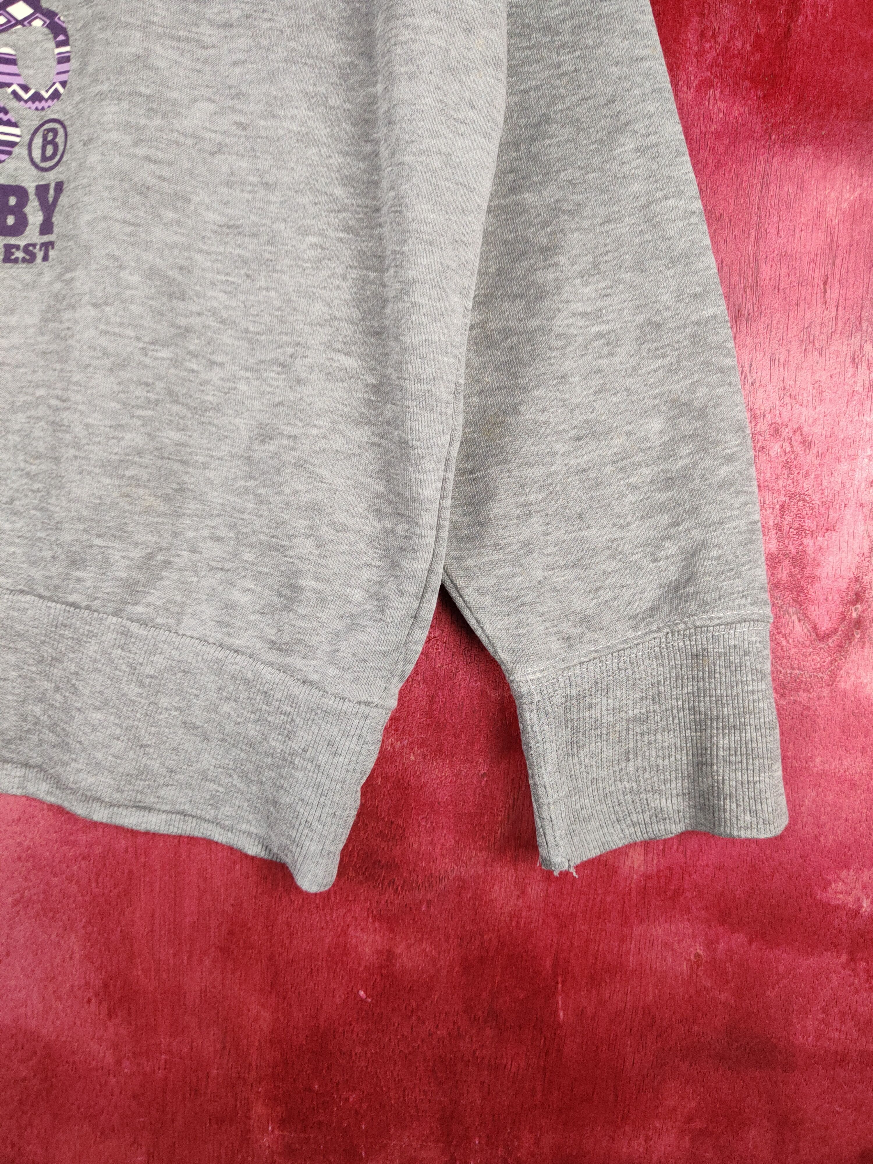 Japanese Brand UITTG Baby Gray Save the Forest distressed Sweatshirt #288B Size L / US 10 / IT 46 - 9 Thumbnail