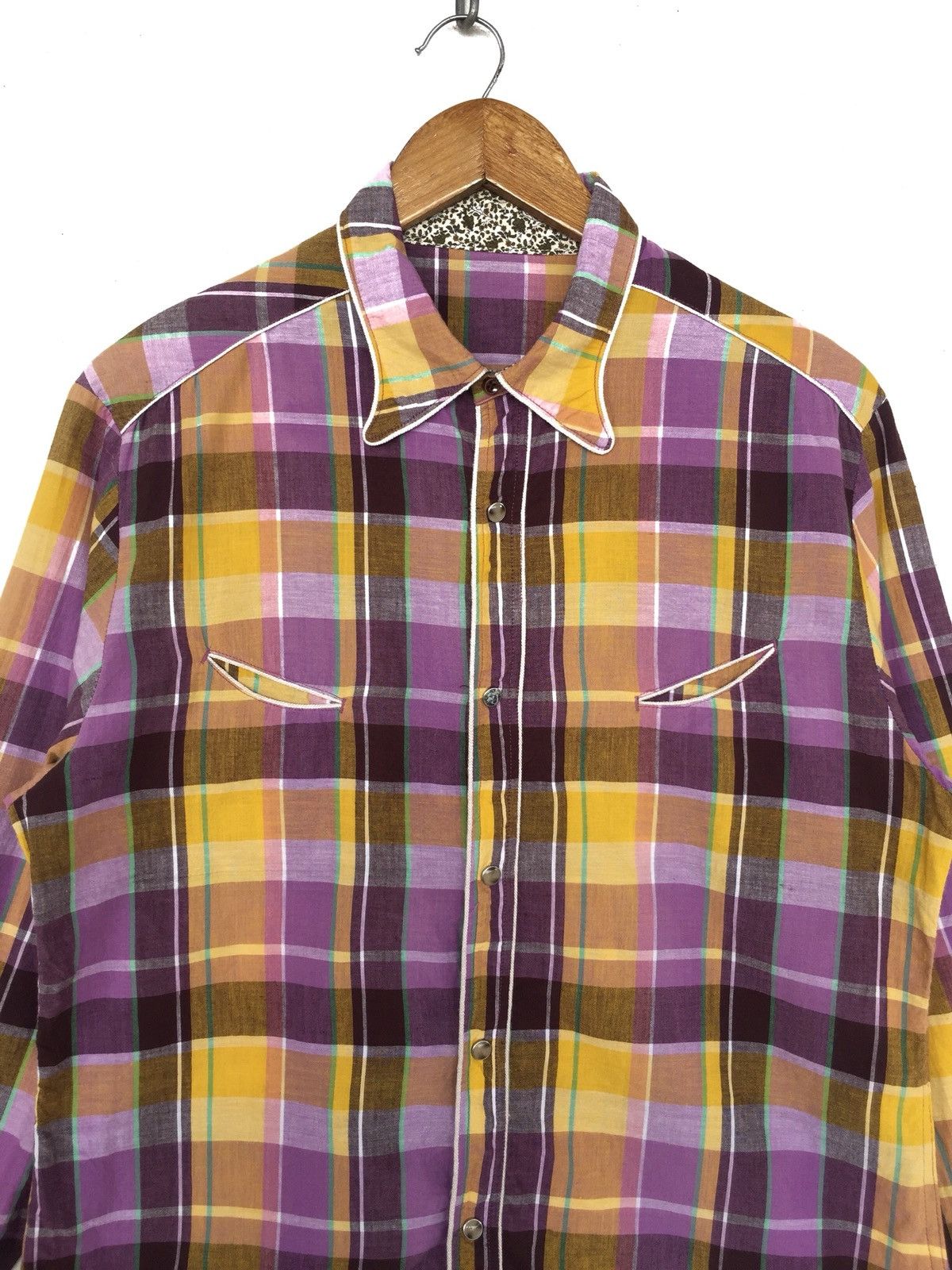 Kapital GRAIL🔥Kapital Okayama Smile Pocket Western Shirt Size US M / EU 48-50 / 2 - 2 Thumbnail