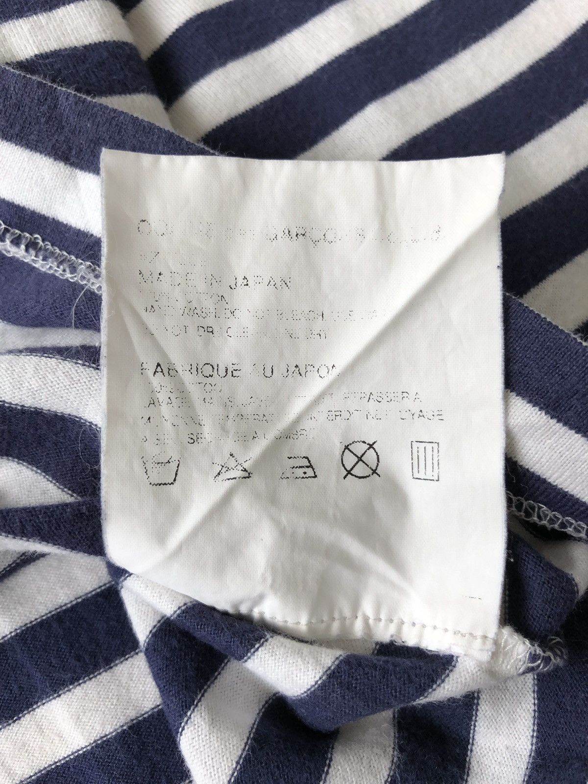 Comme des Garcons Comme des Garçons Play SS18 Cobain Striped Shirt Size US XS / EU 42 / 0 - 7 Thumbnail