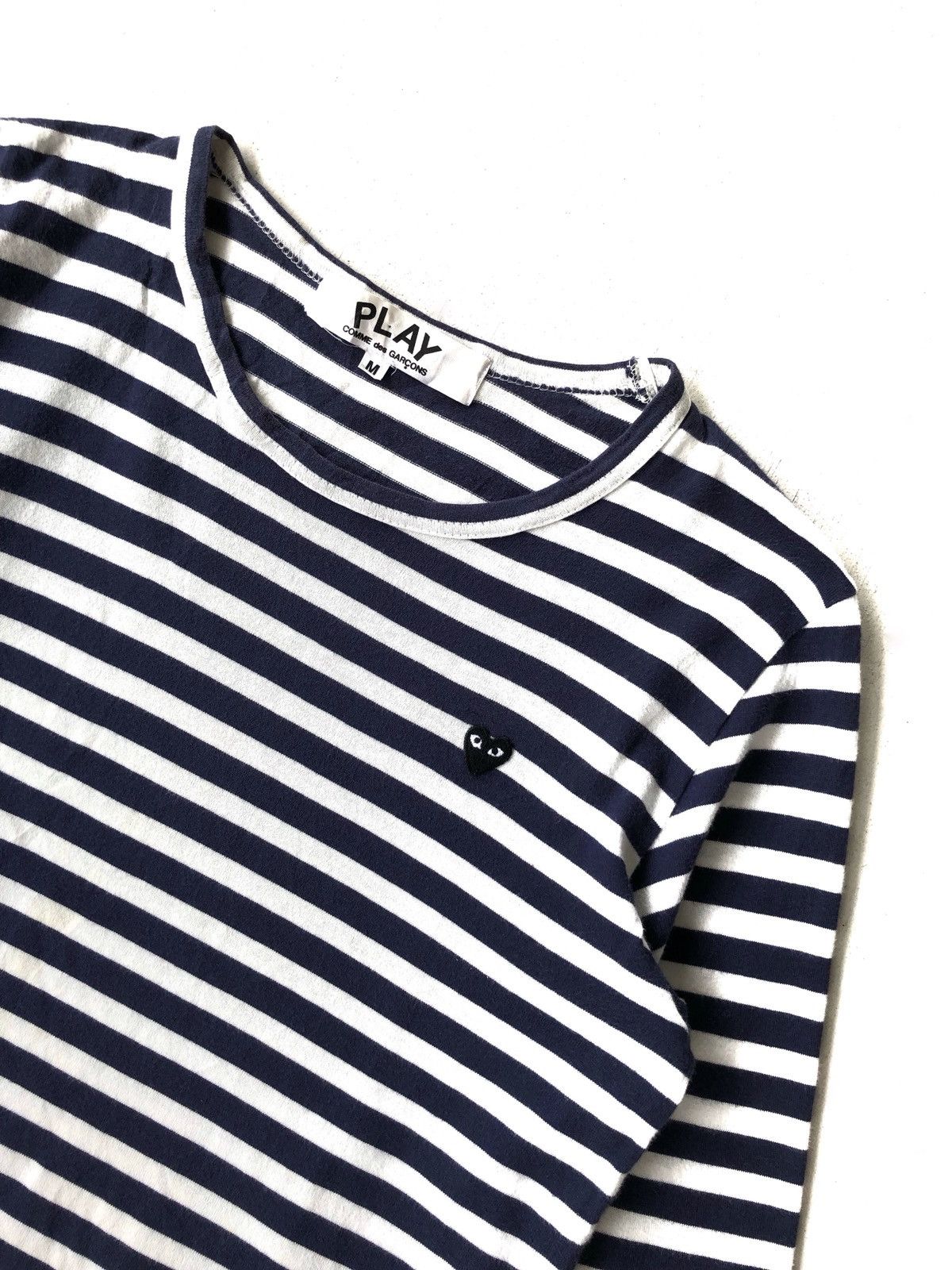 Comme des Garcons Comme des Garçons Play SS18 Cobain Striped Shirt Size US XS / EU 42 / 0 - 1 Thumbnail