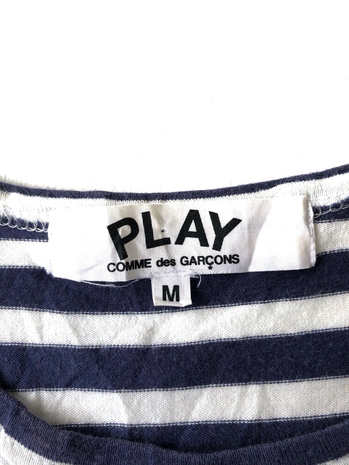 Comme des Garcons Comme des Garçons Play SS18 Cobain Striped Shirt Size US XS / EU 42 / 0 - 5 Thumbnail