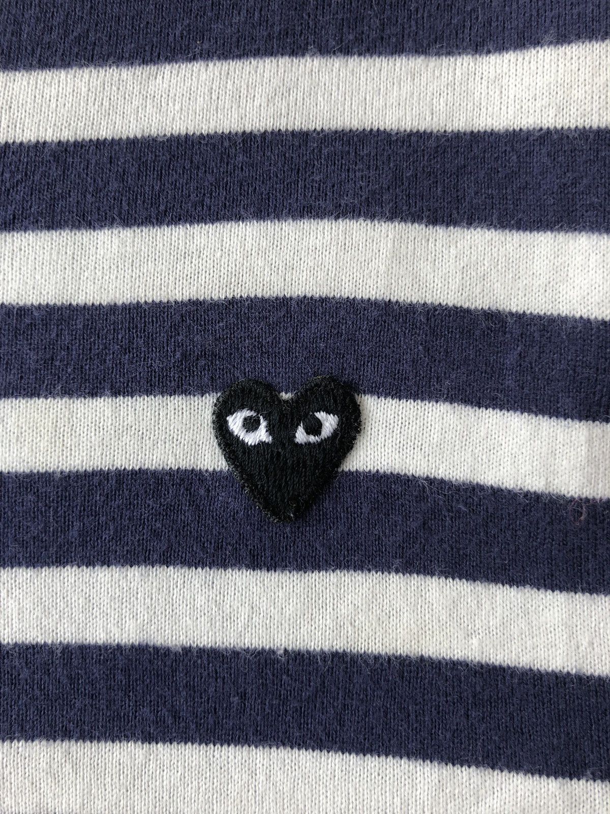 Comme des Garcons Comme des Garçons Play SS18 Cobain Striped Shirt Size US XS / EU 42 / 0 - 3 Thumbnail