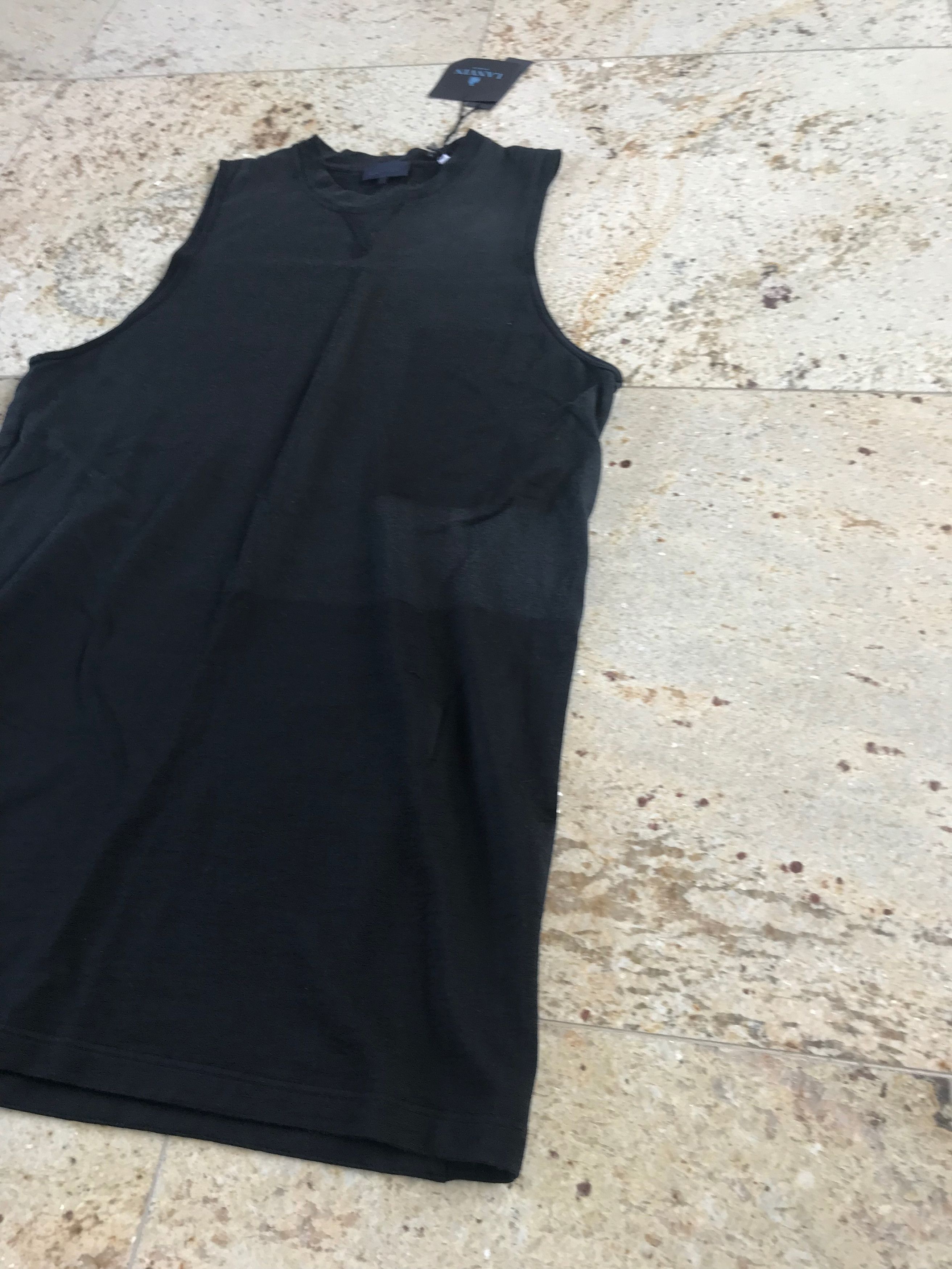 Lanvin Fluid Washed Jersey Tank in Black Size US S / EU 44-46 / 1 - 8 Thumbnail