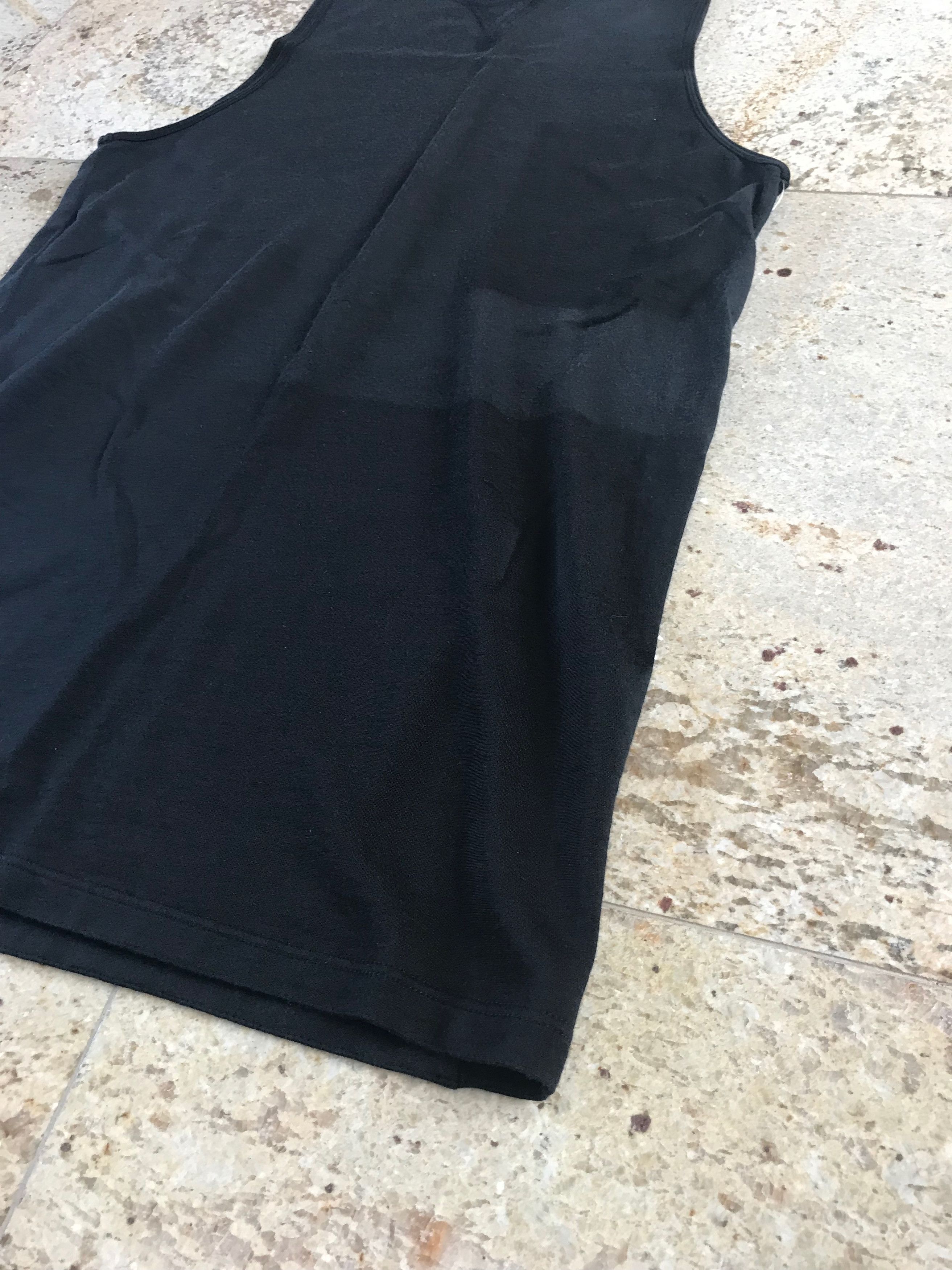 Lanvin Fluid Washed Jersey Tank in Black Size US S / EU 44-46 / 1 - 5 Thumbnail