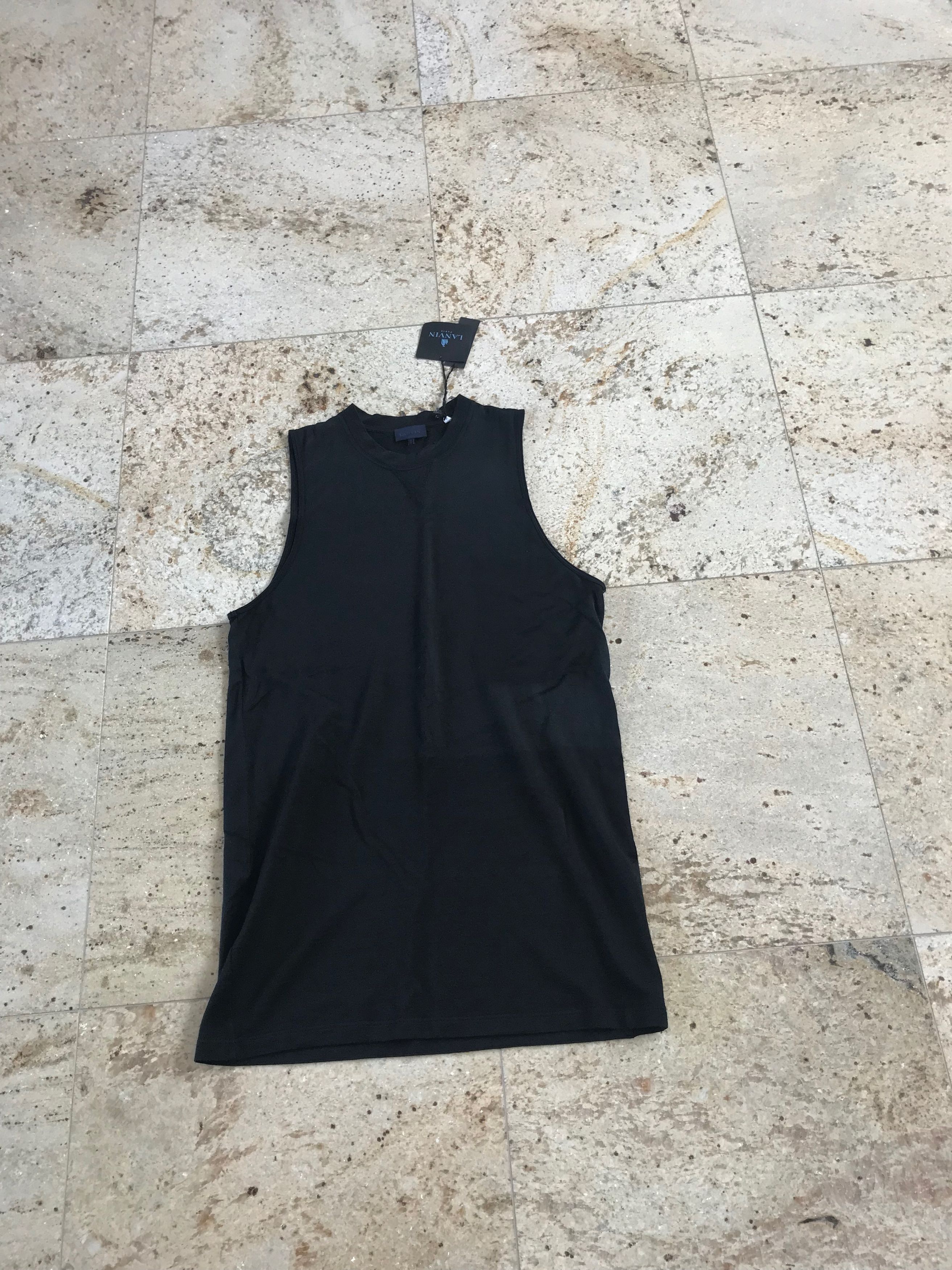 Lanvin Fluid Washed Jersey Tank in Black Size US S / EU 44-46 / 1 - 2 Thumbnail