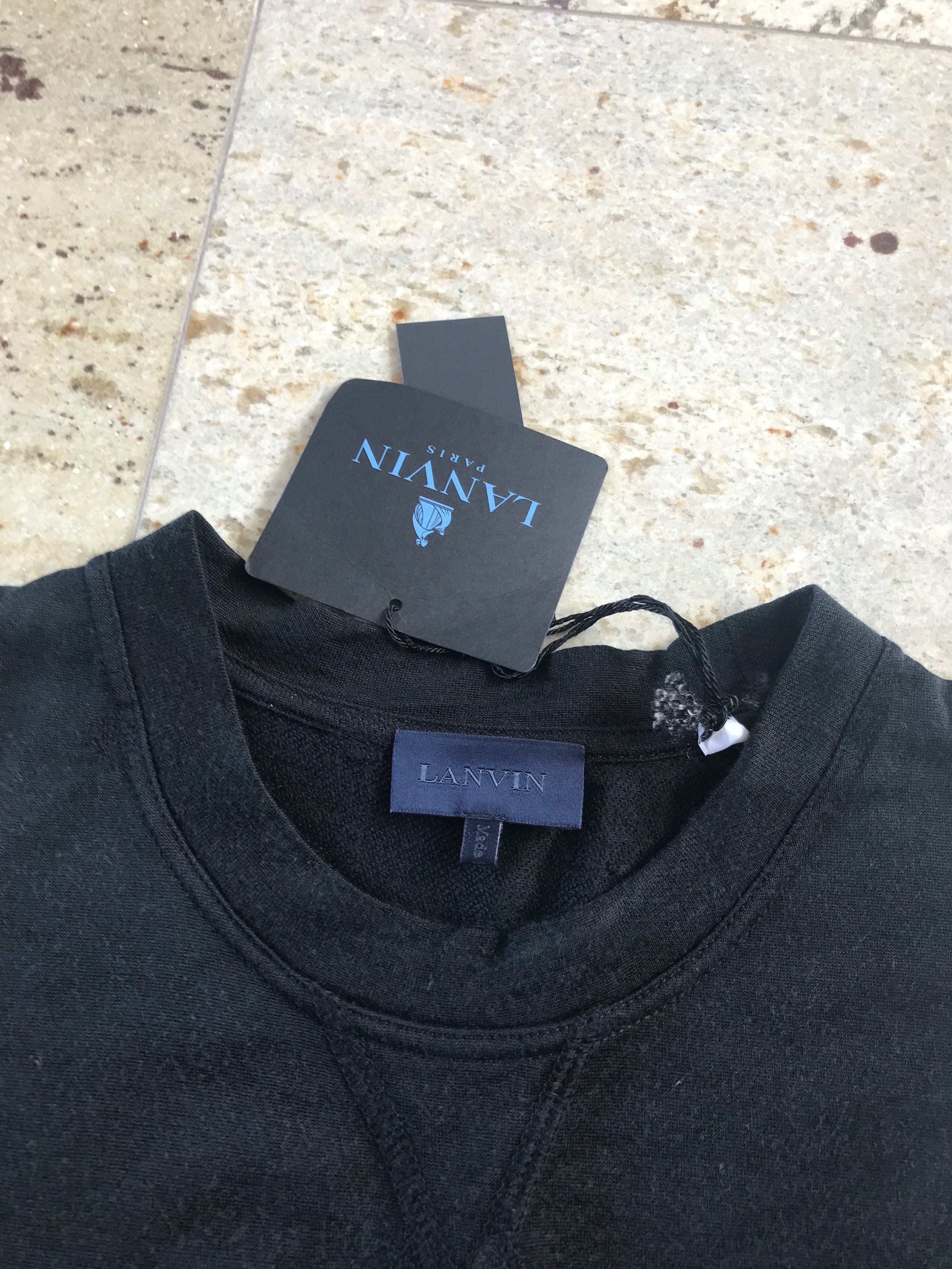 Lanvin Fluid Washed Jersey Tank in Black Size US S / EU 44-46 / 1 - 10 Thumbnail