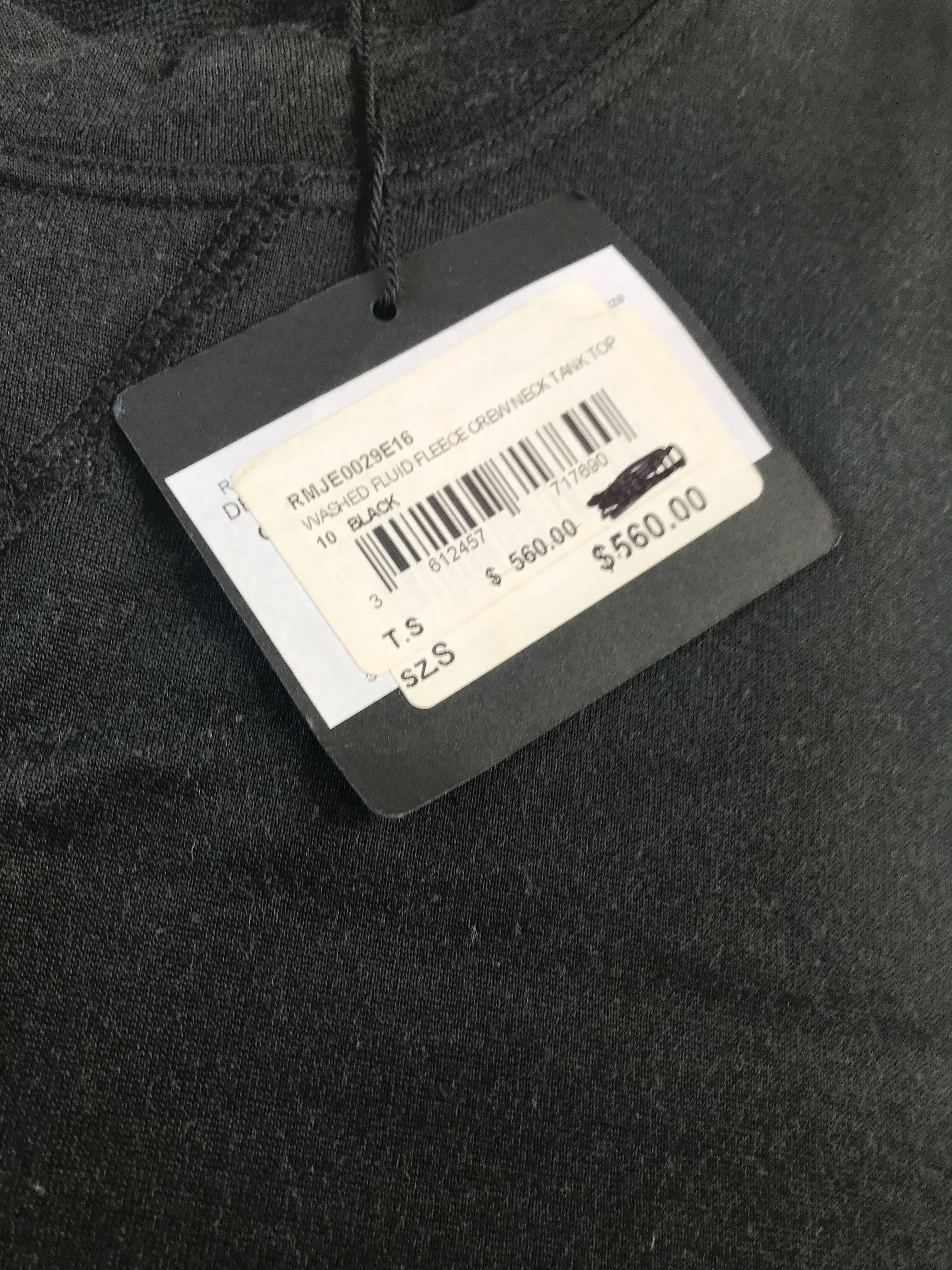 Lanvin Fluid Washed Jersey Tank in Black Size US S / EU 44-46 / 1 - 13 Thumbnail