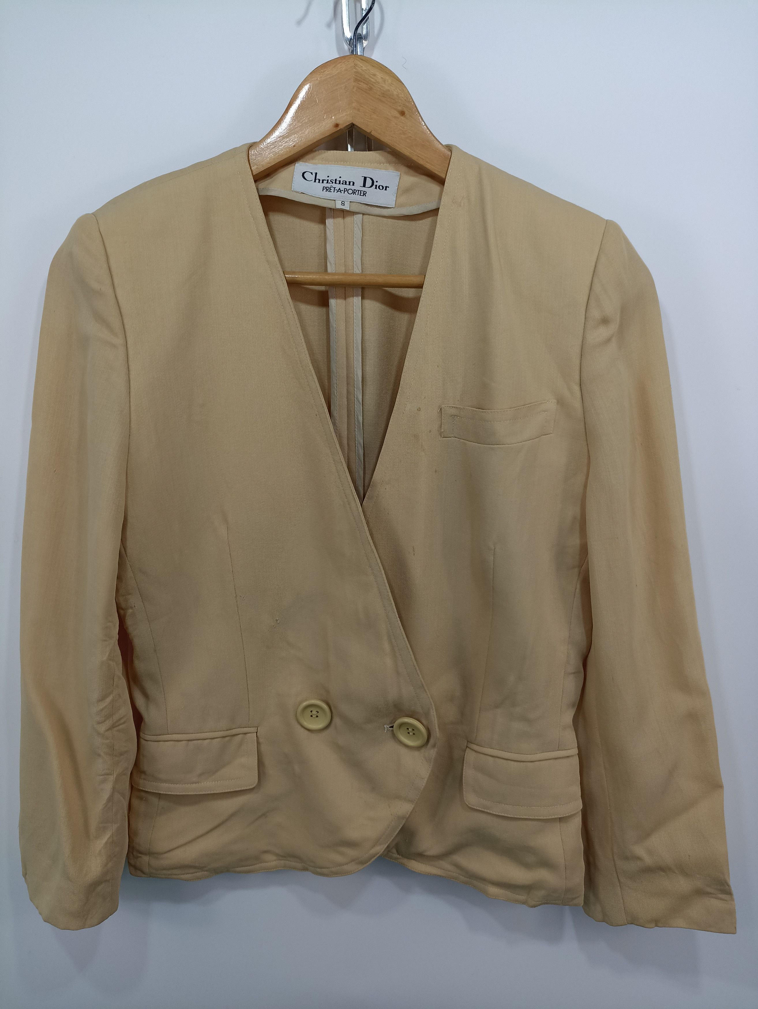 image of Christian Dior Monsieur Vintage Christian Dior Cropped Jacket, Women's (Size Small)