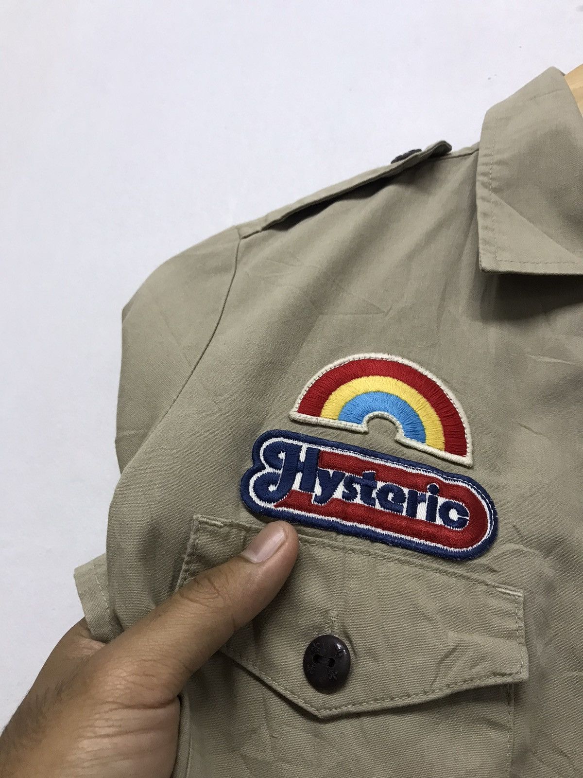 Hysteric Glamour Rare Hysteric Glamour Multi Patch Button Up Work Shirt Women Size S / US 4 / IT 40 - 7 Thumbnail
