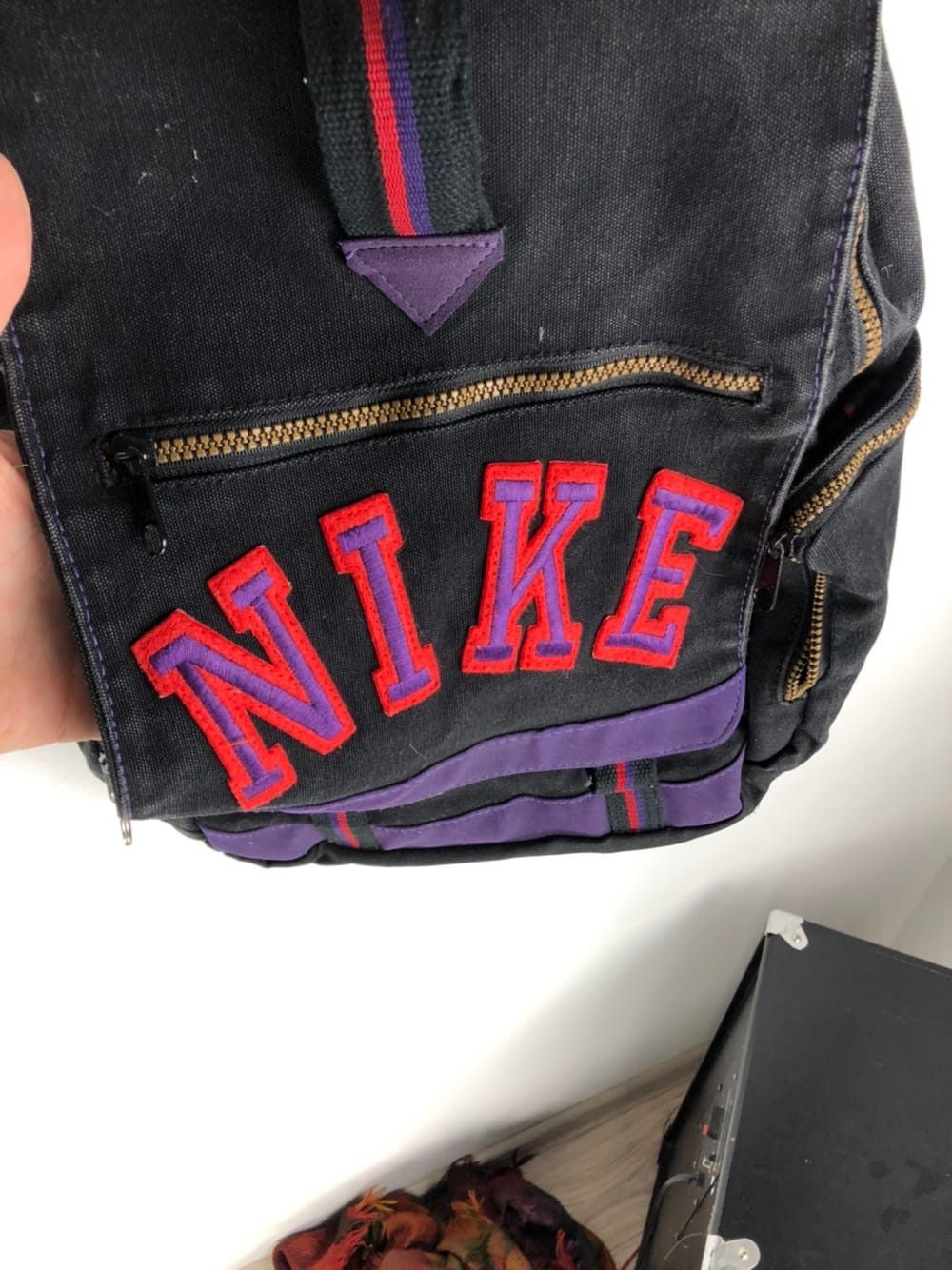 Nike vintage Nike Bag rare drill y2k Size ONE SIZE - 4 Thumbnail
