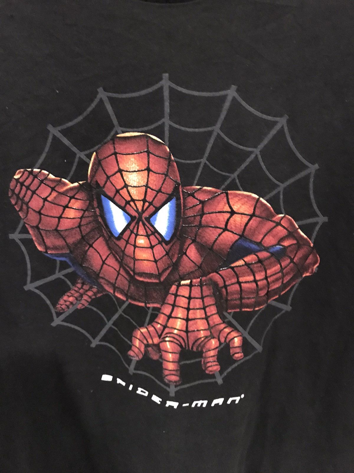 Marvel Comics × Vintage Vintage Spiderman Big Scene Movie Shirt Size US M / EU 48-50 / 2 - 3 Thumbnail