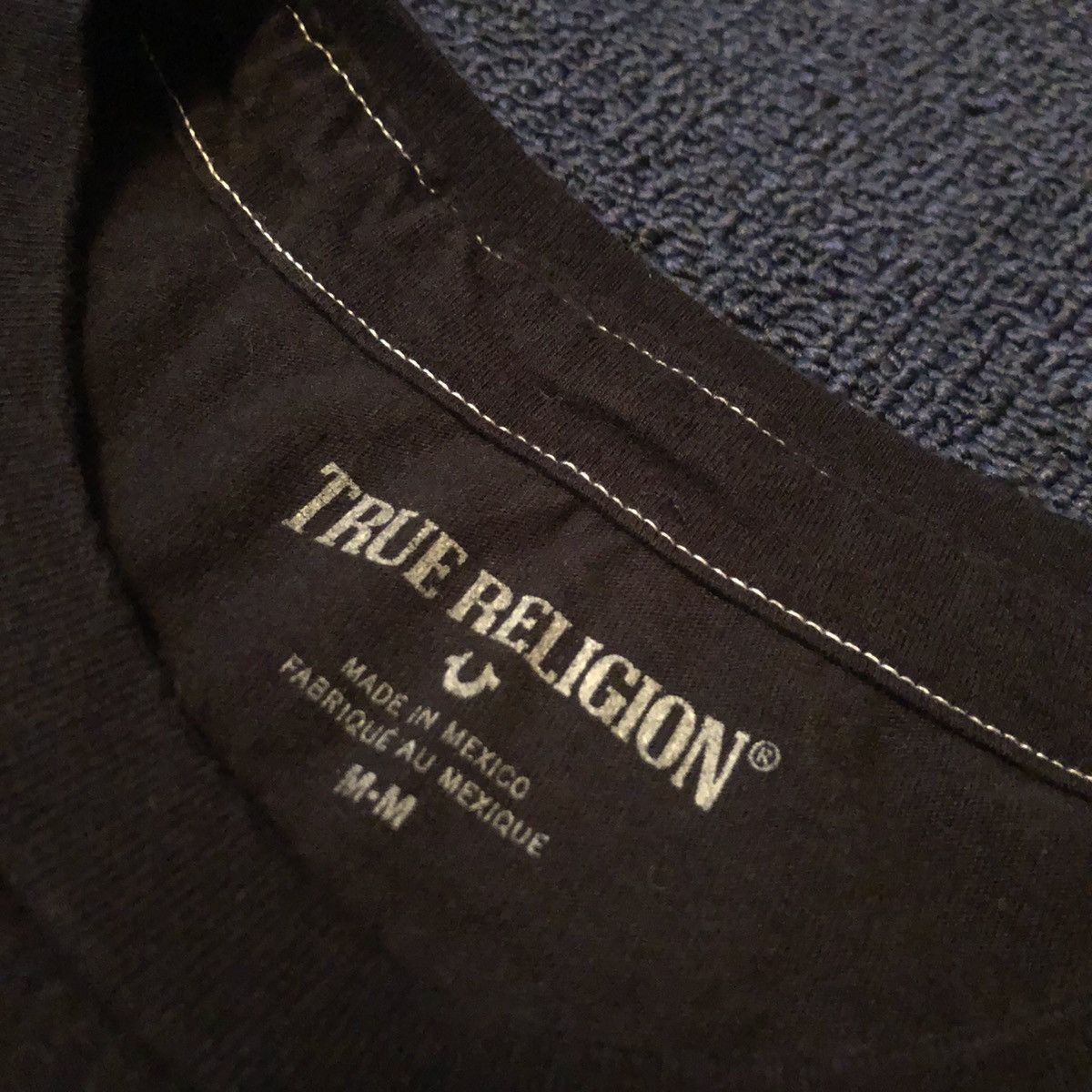 True Religion Vintage True Religion High Class Fade Reflective Graphic Tee Size US M / EU 48-50 / 2 - 7 Thumbnail