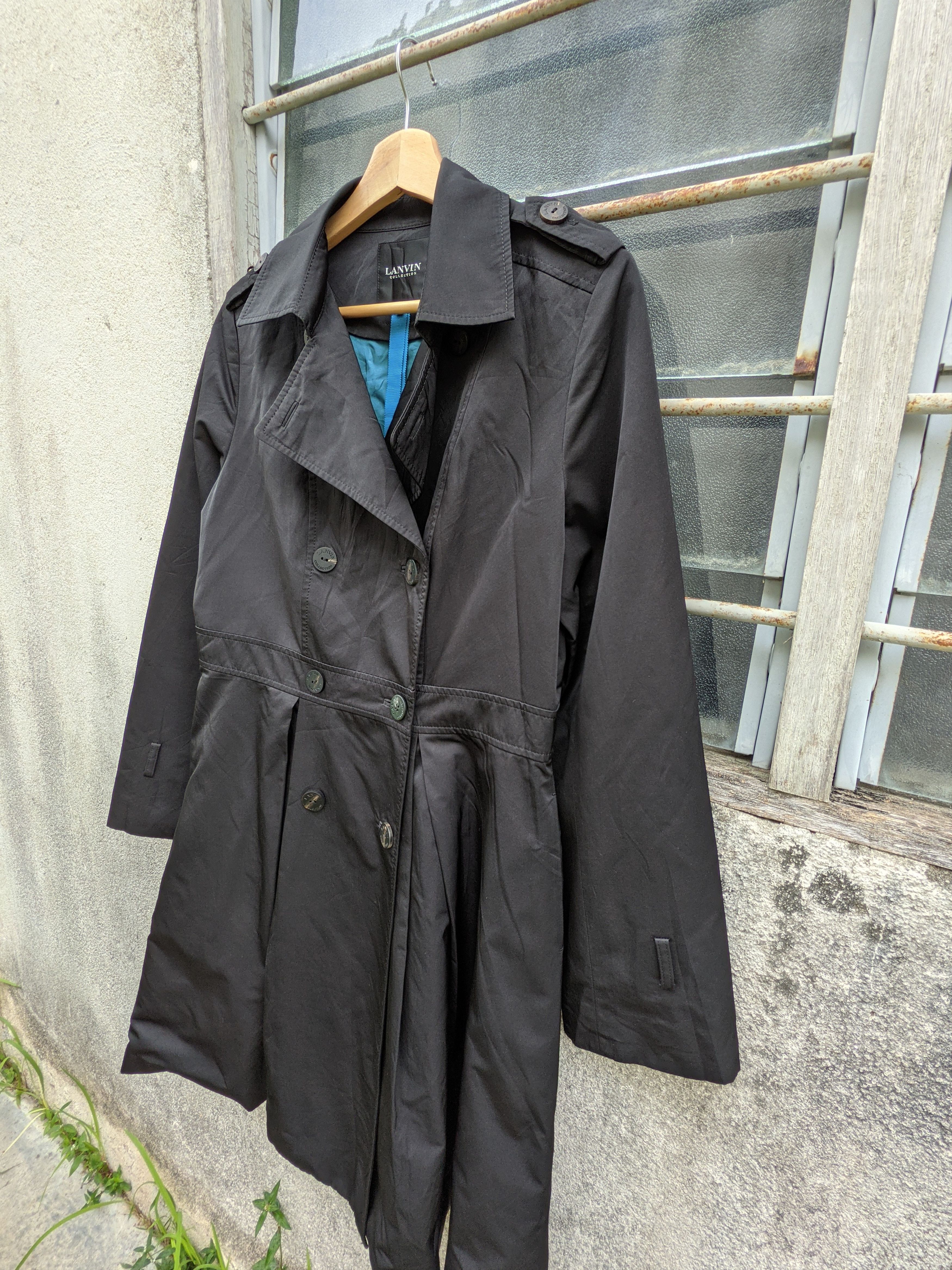 Designer × Lanvin ⚡️Steals⚡️ Lanvin Collection Double Breasted Trench Coat Size M / US 6-8 / IT 42-44 - 3 Thumbnail